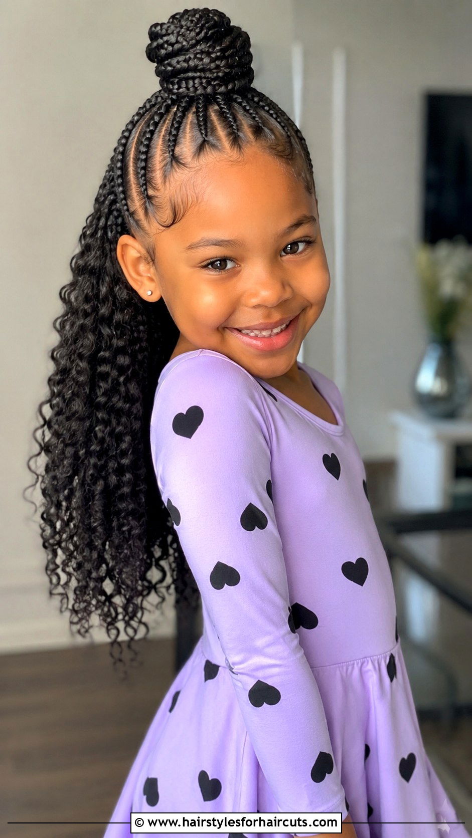 Half Up Half Down Braids - 25 black kids hairstyles - 25 black kids hairstyles