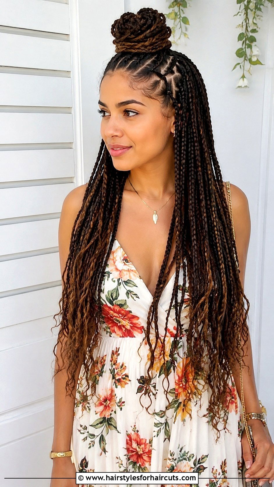 Half Up Half Down Braids - 25 african braiding hairstyles - 25 african braiding hairstyles