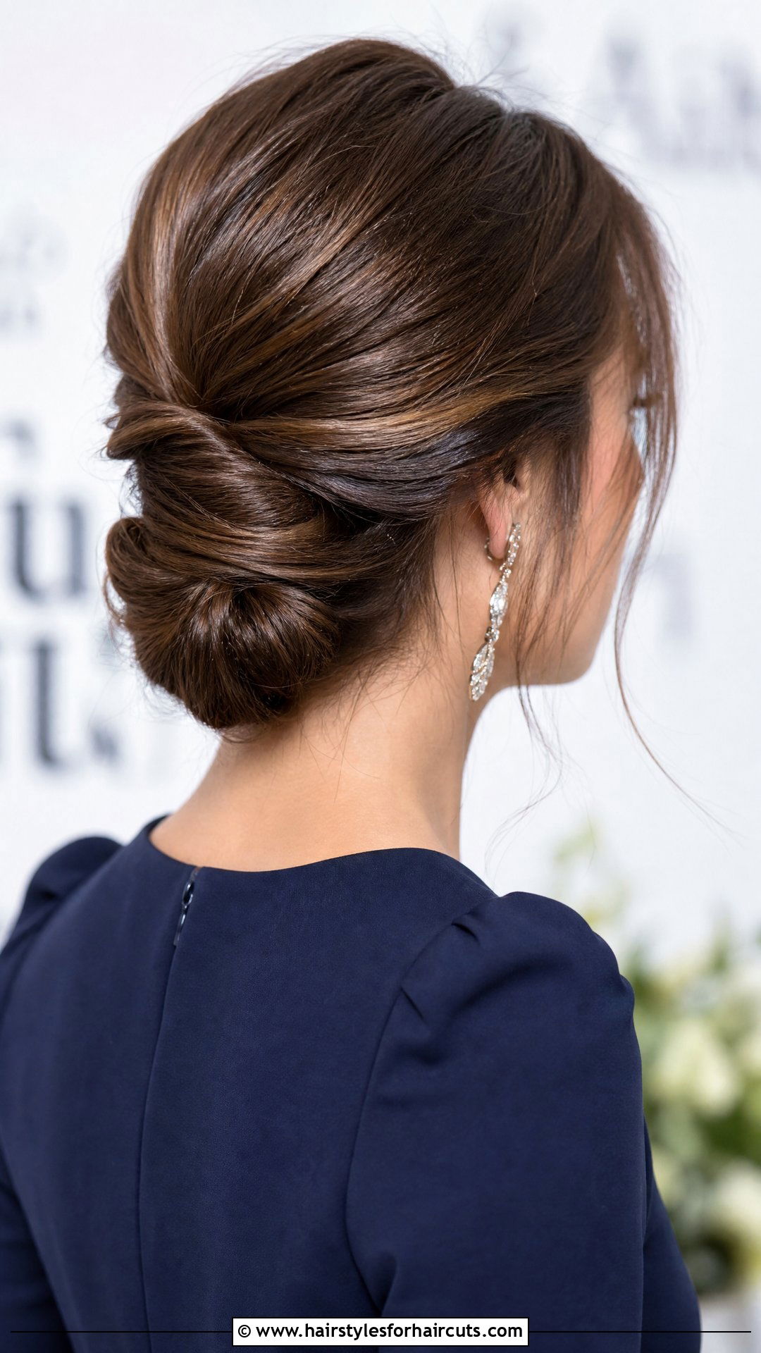 Half Up Half Down Chignon - 25 smart hairstyles - 25 smart hairstyles