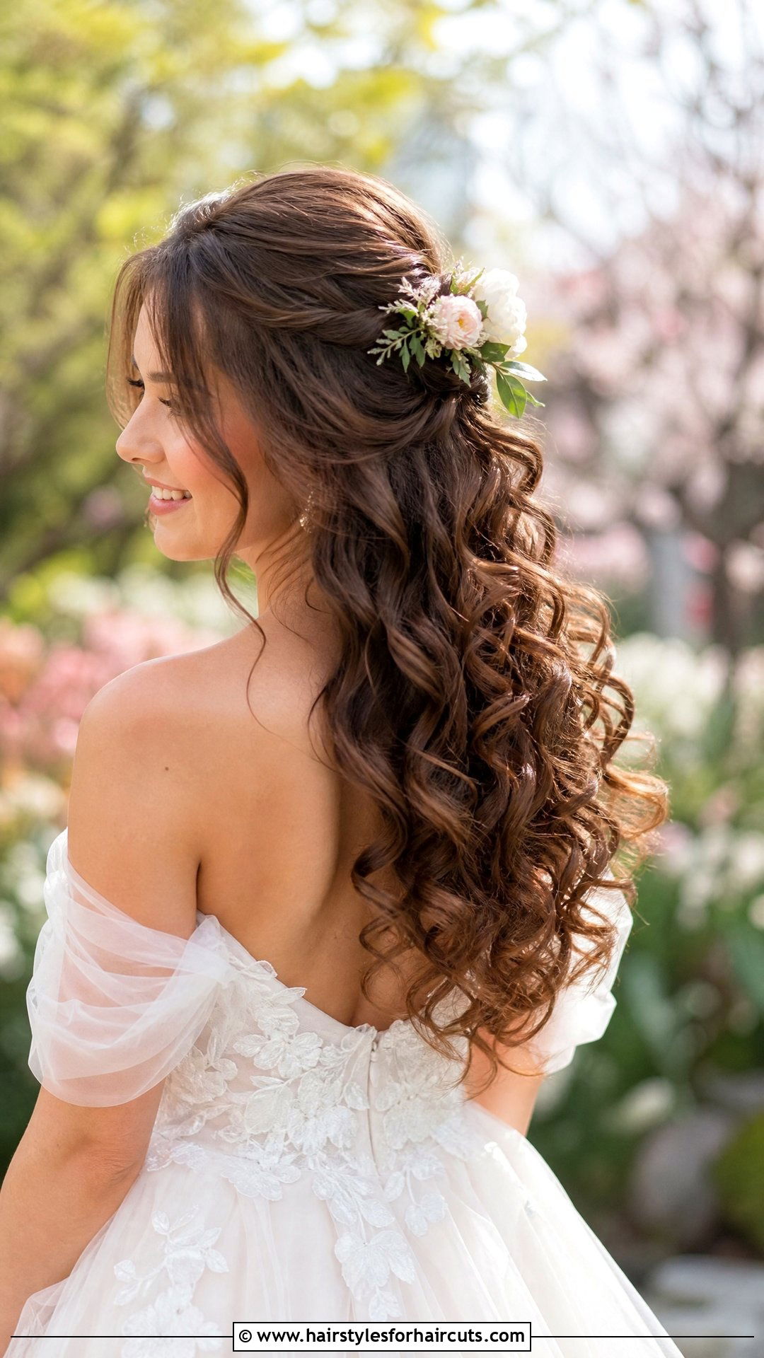 Half Up Half Down Curls - 25 wedding hairstyles black hair - 25 wedding hairstyles black hair