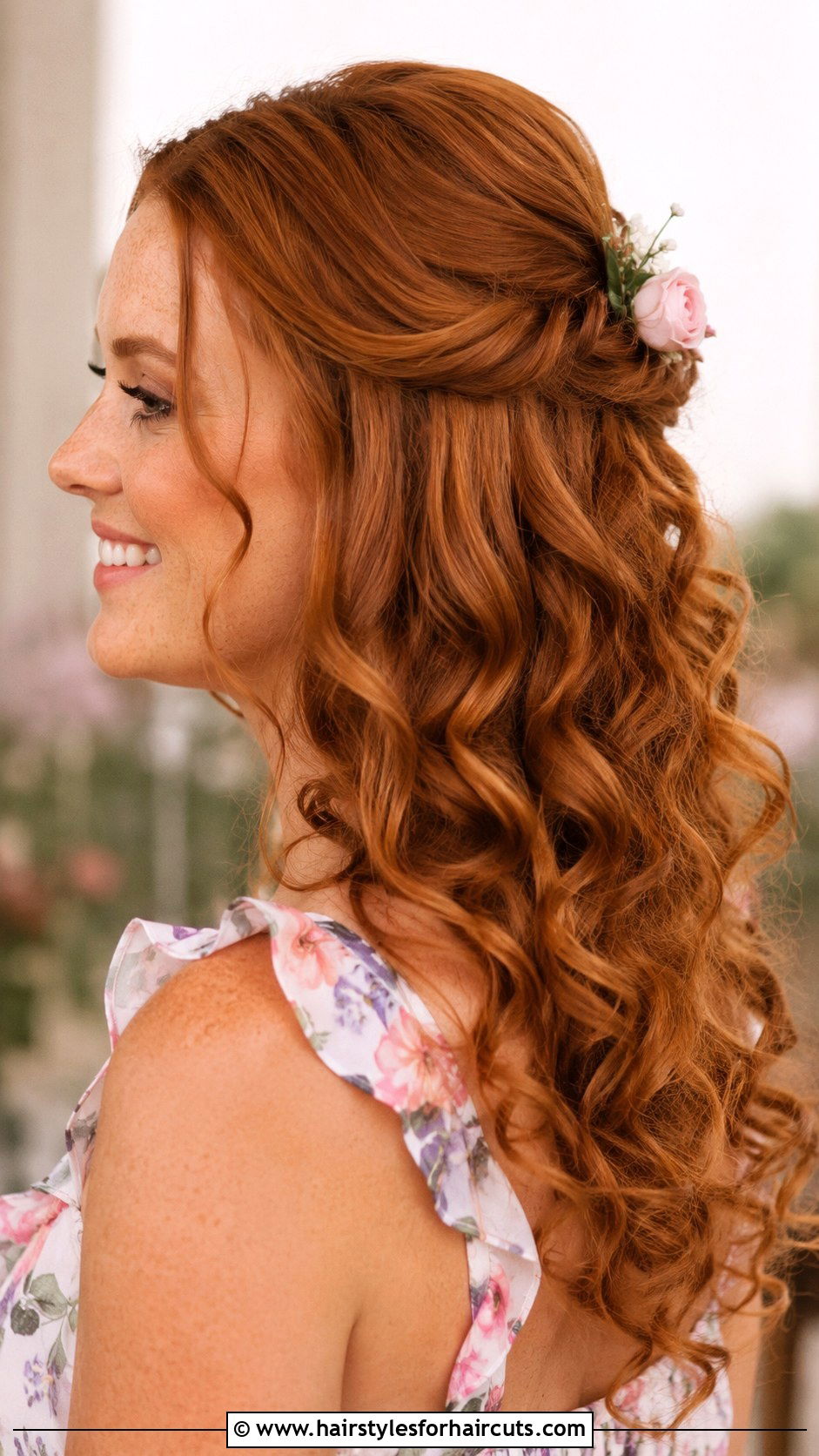 Half Up Half Down Curls - 25 clip in hair extensions hairstyles - 25 clip in hair extensions hairstyles