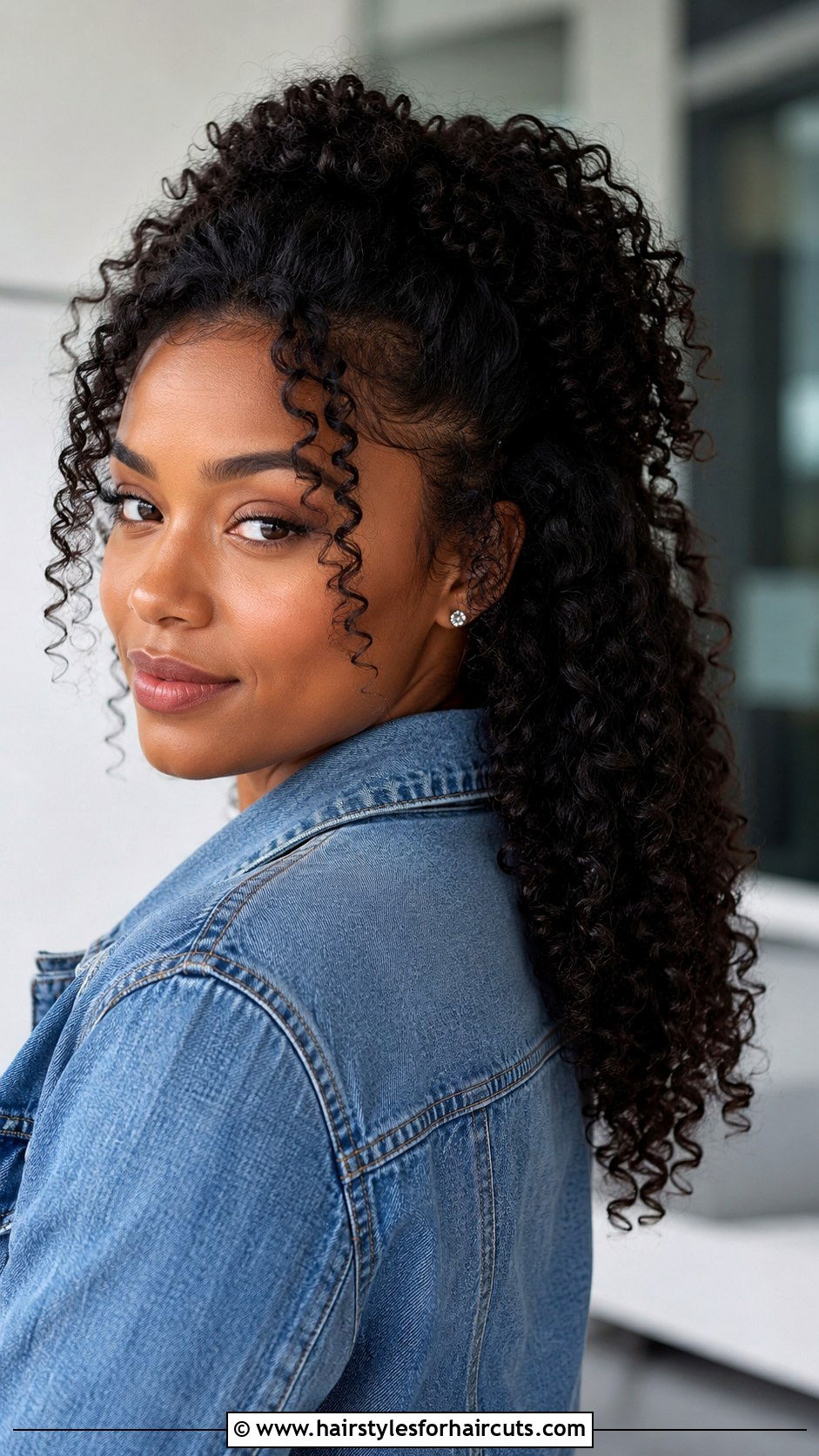 Half Up Half Down Curly Afro - 25 black women curly hairstyles - 25 black women curly hairstyles