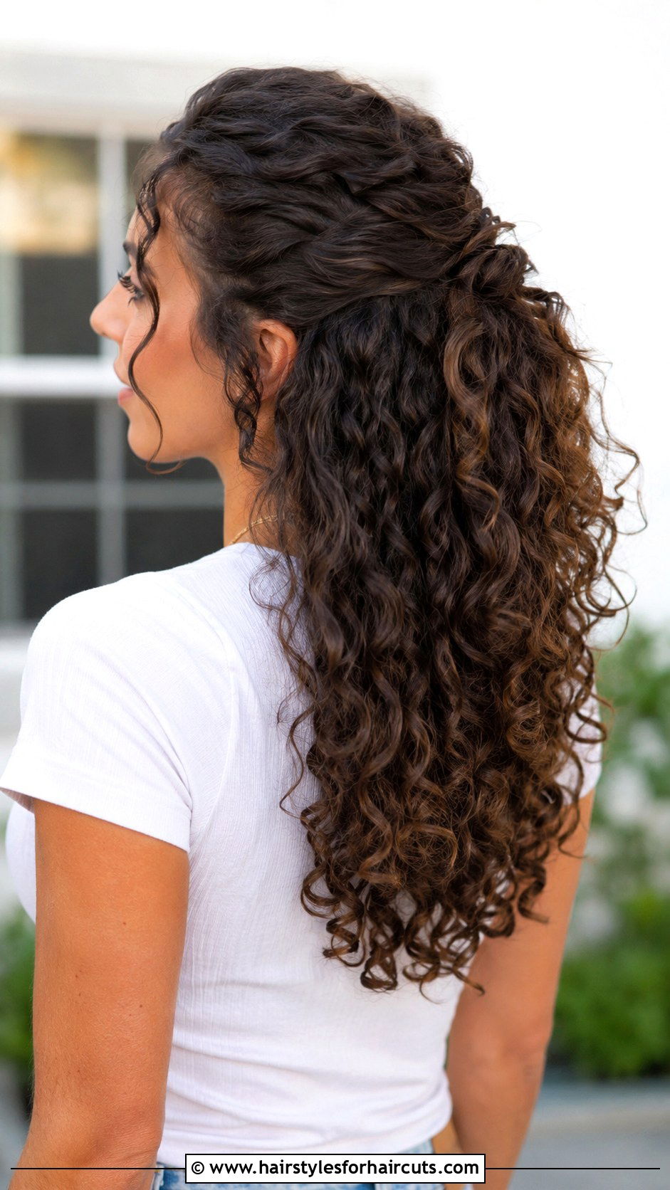 Half Up Half Down Curly Hair - 25 curly hairstyles tutorial - 25 curly hairstyles tutorial