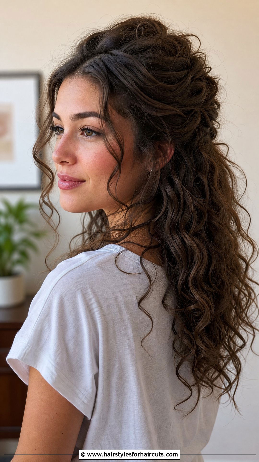 Half Up Half Down Curly Hair - 25 latest curly hairstyles - 25 latest curly hairstyles