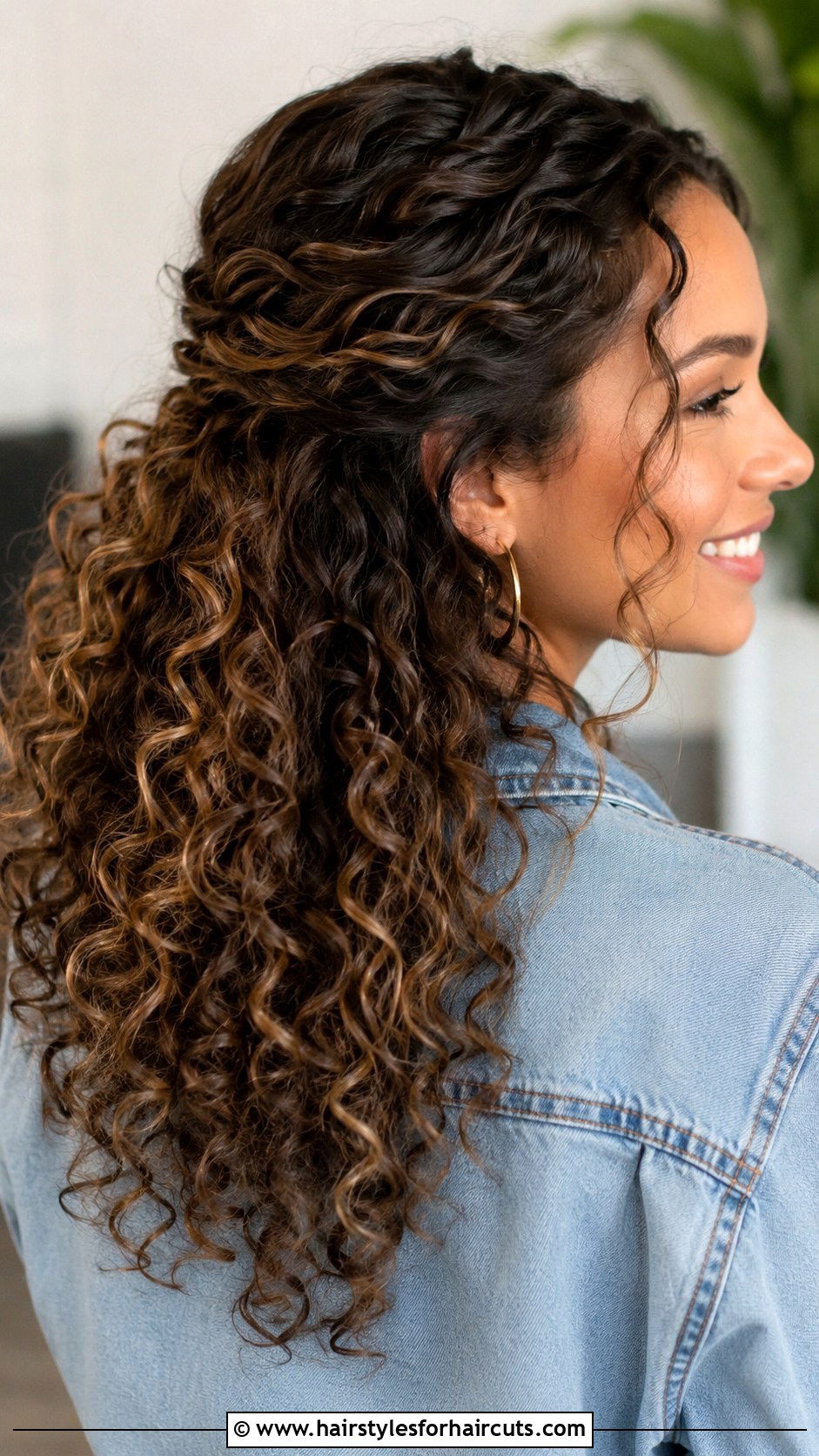 Half Up Half Down Curly Hair - 25 hairstyles for women curly - 25 hairstyles for women curly