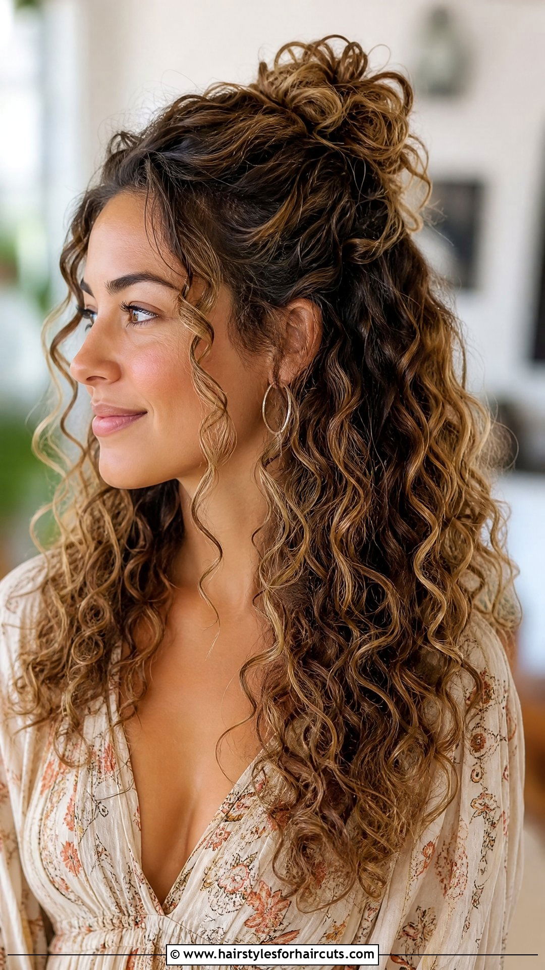 Half Up Half Down Curly Hair - 25 pics of curly hairstyles - 25 pics of curly hairstyles