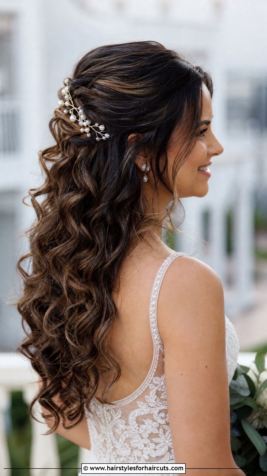 Half Up Half Down Curly Wedding Hair - 25 wedding hairstyles for curly black hair - 25 wedding hairstyles for curly black hair