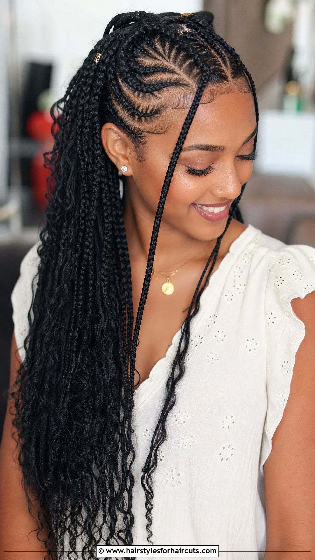 Half Up Half Down Habesha Braids - 25 habesha hairstyles - 25 habesha hairstyles