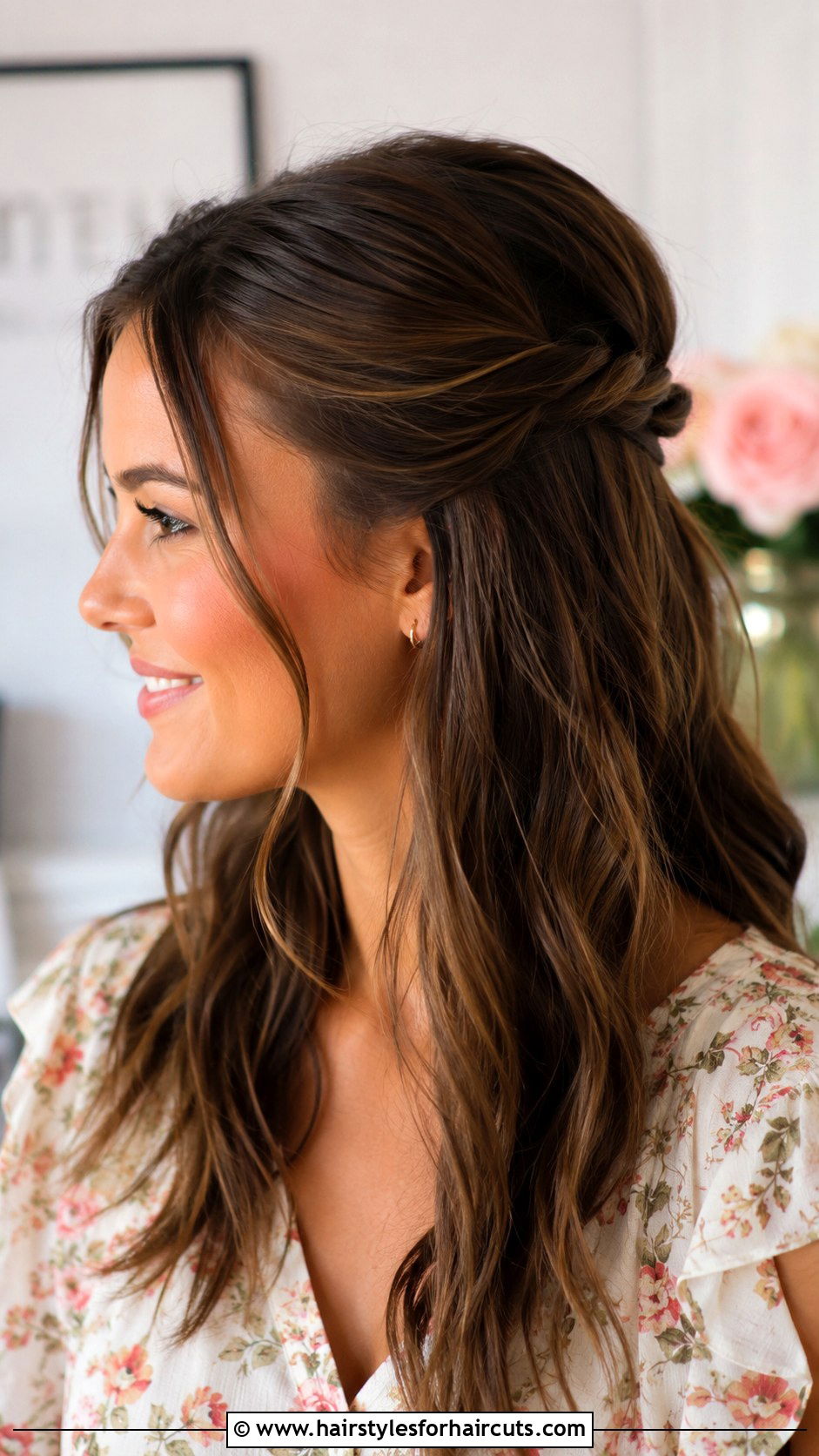 Half Up Half Down Hairstyle - 25 good looking hairstyles - 25 good looking hairstyles