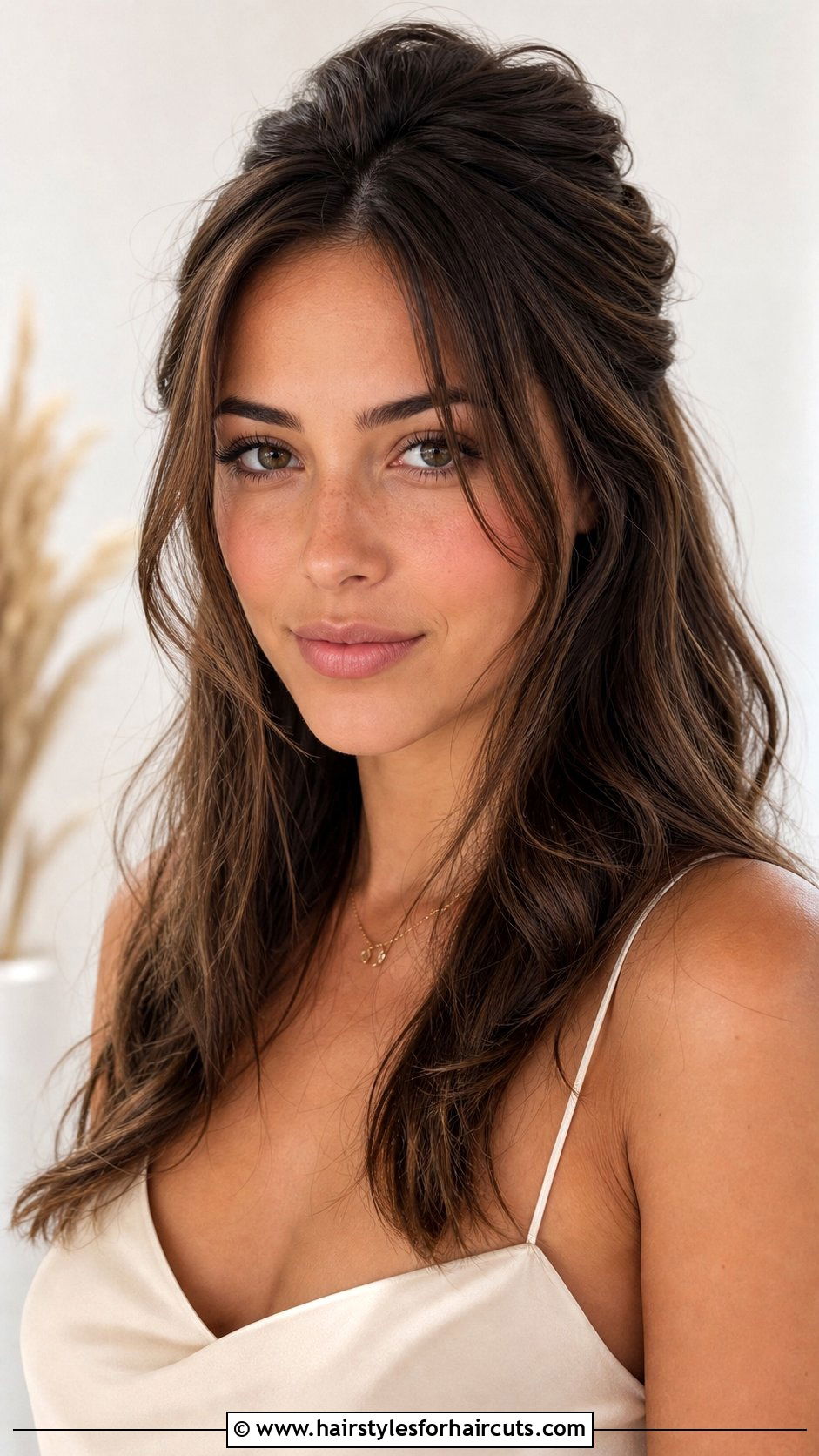 Half Up Half Down Medium Hair - 25 medium lenght hairstyles - 25 medium lenght hairstyles