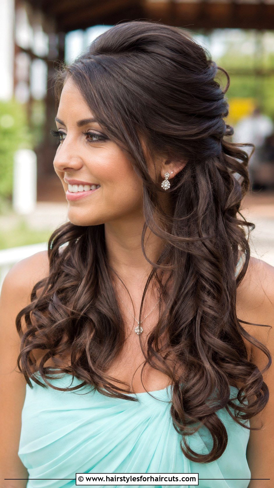Half Up Half Down Pin Curls - 25 pin curls hairstyles - 25 pin curls hairstyles