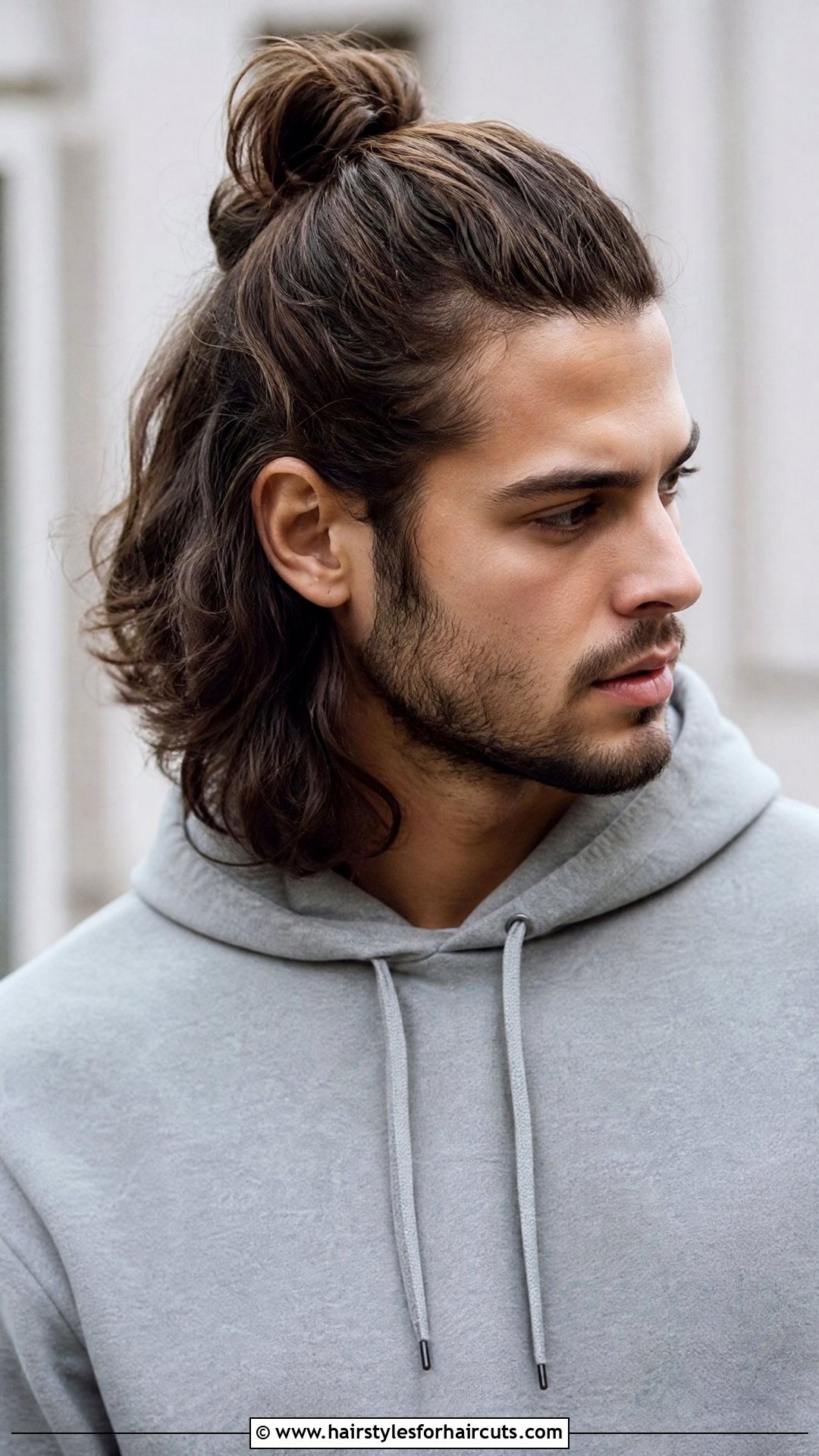 Half Up Half Down Style - 25 long hair receding hairline haircuts - 25 long hair receding hairline haircuts