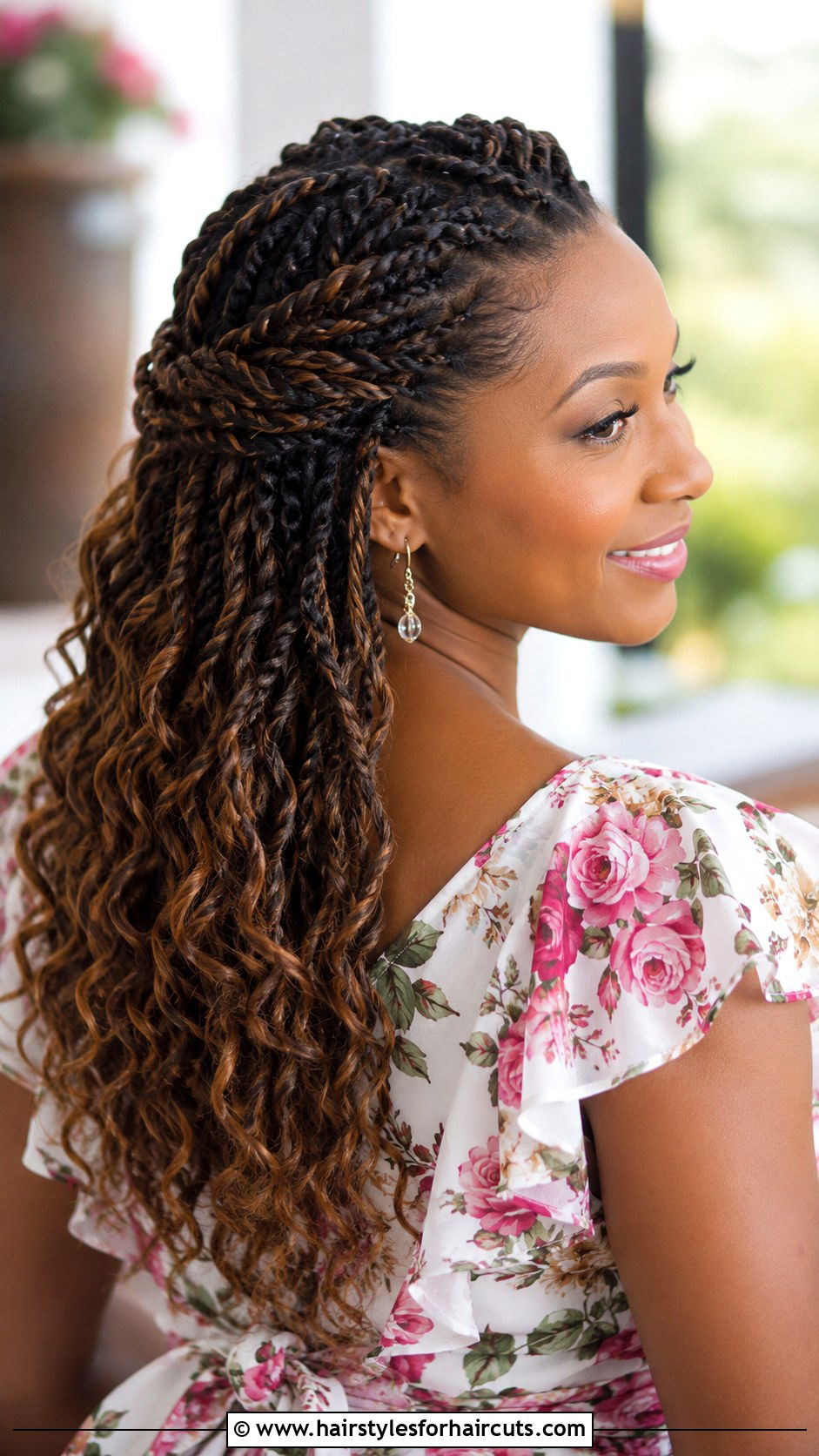 Half Up Half Down Twist - 25 cute hairstyles for 2c hair - 25 cute hairstyles for 2c hair