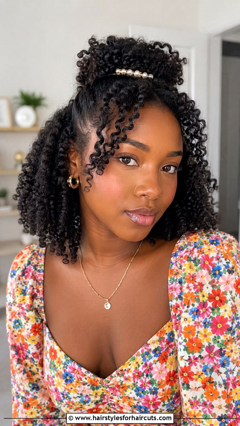 Half Up Half Down Twist Out - 25 cute black girl hairstyles - 25 cute black girl hairstyles