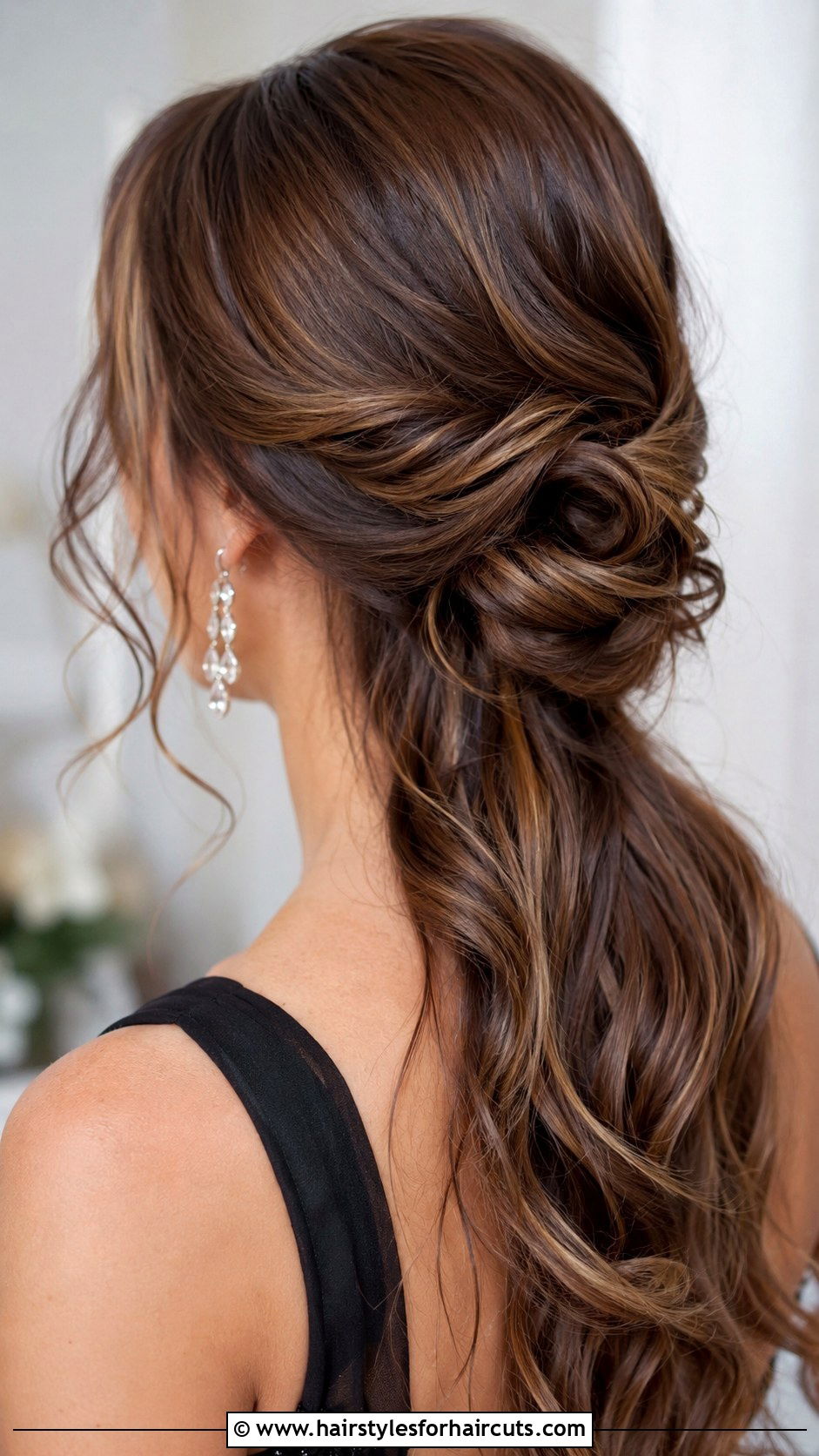Half Up Half Down Twisted Bun Brown Hair - 25 half up half down hairstyles brown hair - 25 half up half down hairstyles brown hair