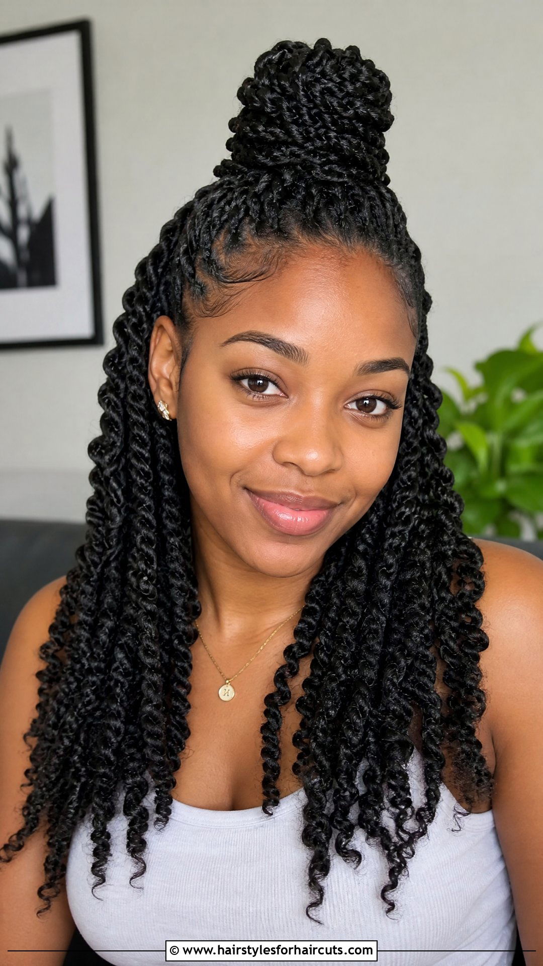 Half Up Half Down Twists - 25 natural hairstyles twists - 25 natural hairstyles twists