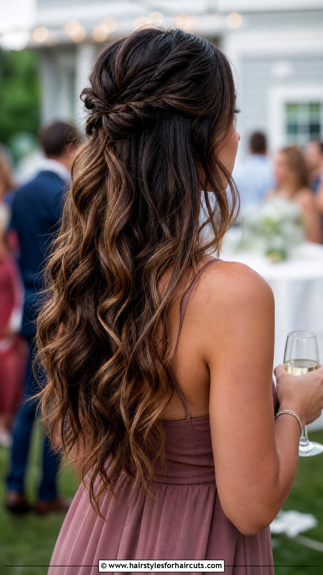 Half Up Half Down Wedding Guest Hairstyle - 25 hair down wedding guest hairstyles - 25 hair down wedding guest hairstyles