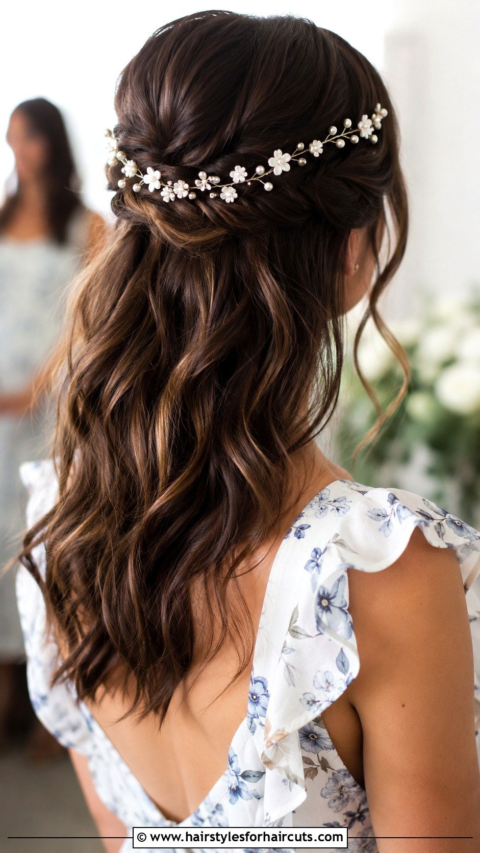 Half Up Half Down Wedding Hair Vine - 25 hair vine wedding hairstyles - 25 hair vine wedding hairstyles