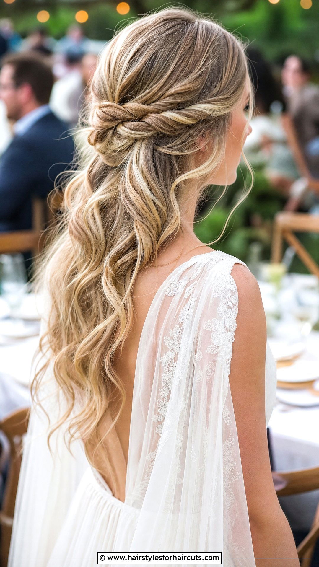 Half Up Half Down Wedding Hairstyle - 25 wedding hairstyles down - 25 wedding hairstyles down