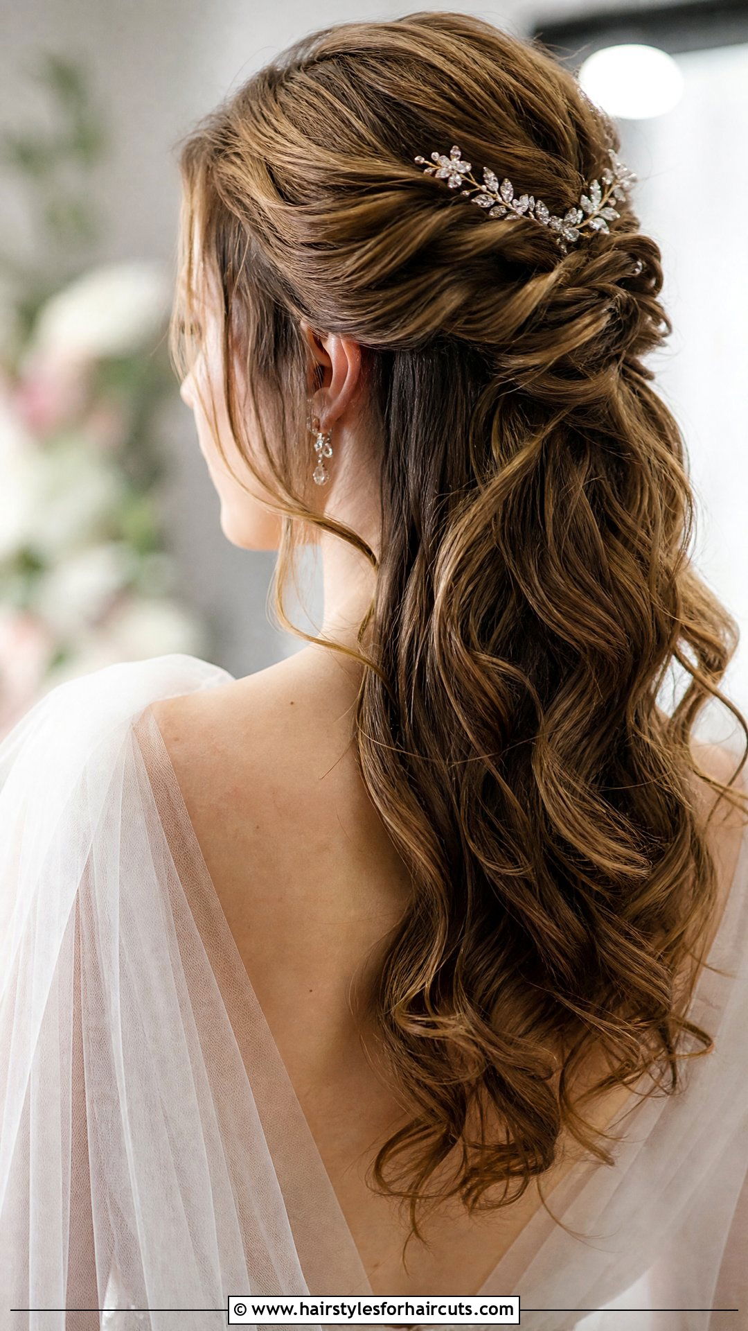 Half Up Half Down Wedding Updo - 25 wedding updo hairstyles - 25 wedding updo hairstyles