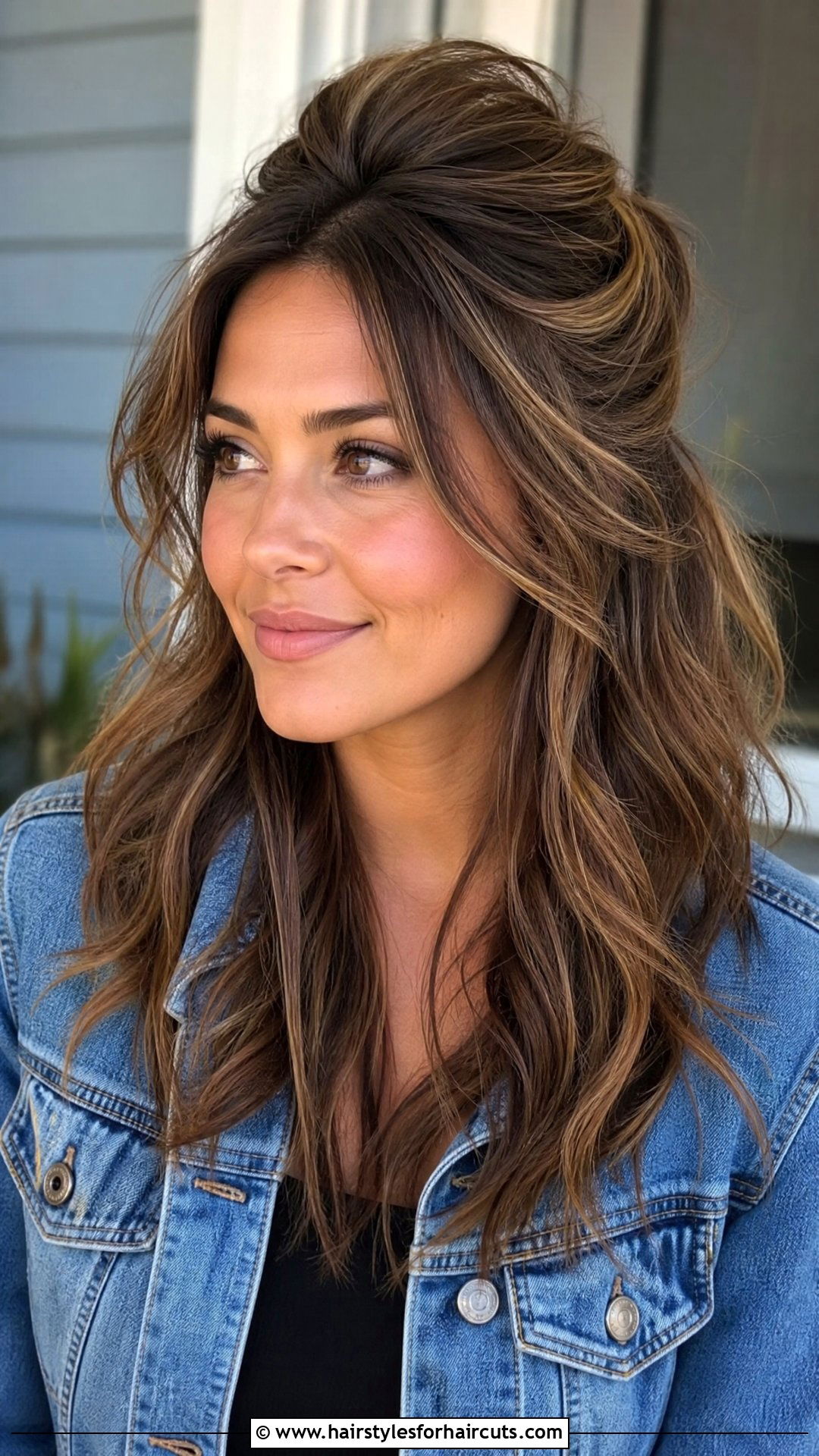 Half Up Half Down Western Hairstyle For Medium Hair - 25 western hairstyles for medium hair - 25 western hairstyles for medium hair