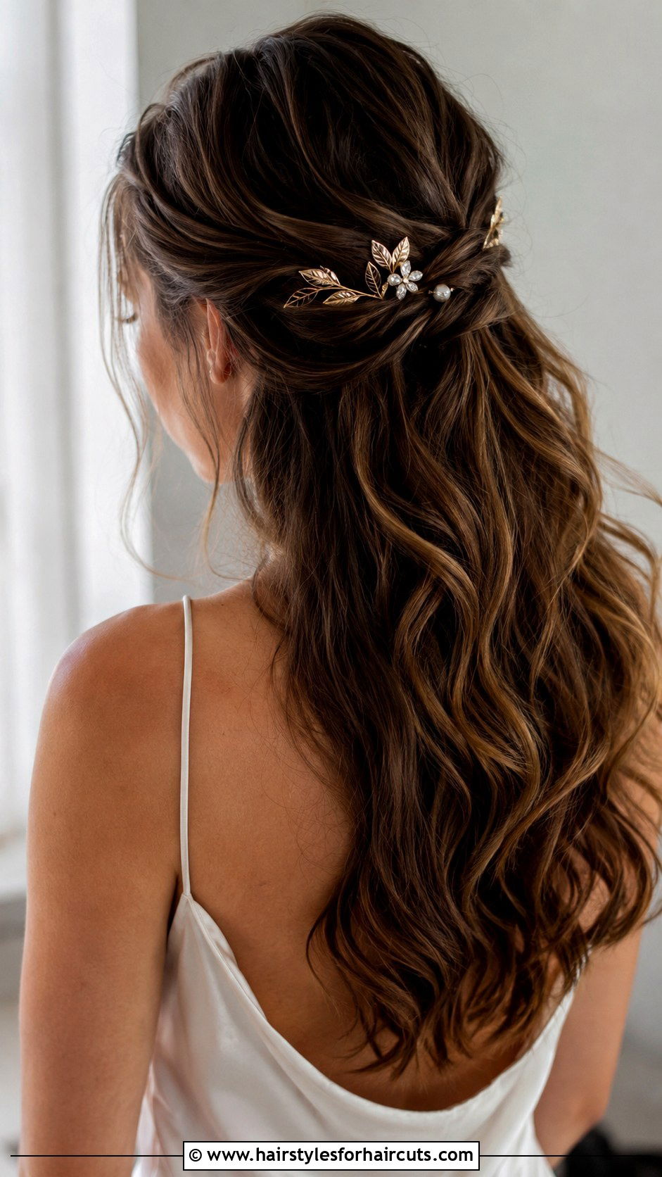Half Up Micro Braids - 25 half up prom hairstyles for medium hair - 25 half up prom hairstyles for medium hair