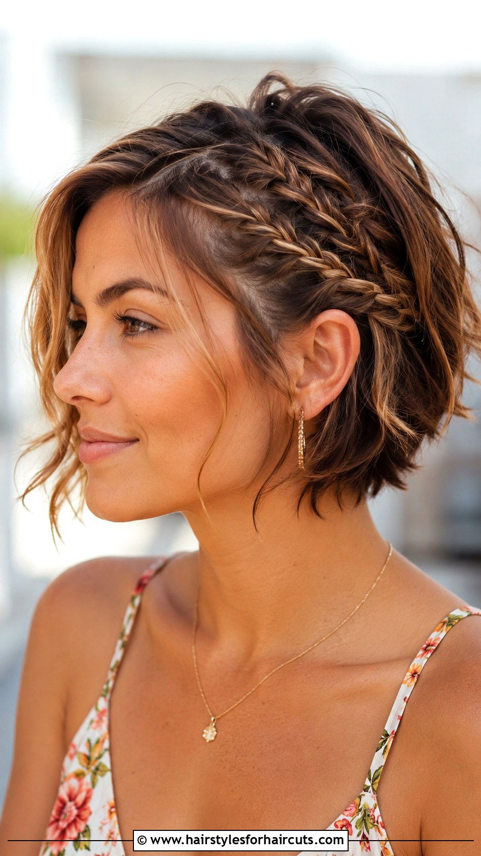 Half Up Mini Braid Short Hair - 25 half updo hairstyles for short hair - 25 half updo hairstyles for short hair