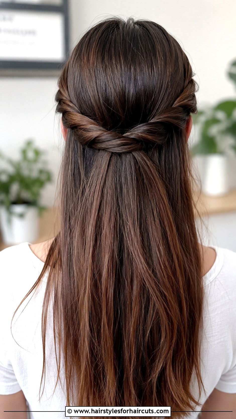 Half Up Rope Braid Straight Hair - 25 easy half up hairstyles straight hair - 25 easy half up hairstyles straight hair