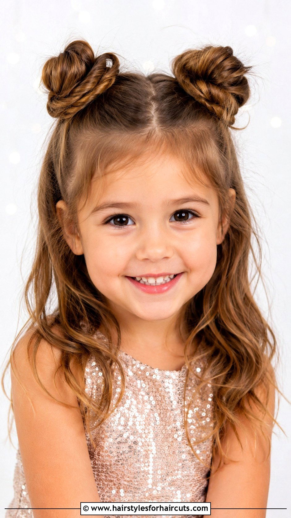 Half Up Space Buns - 25 4 year old girl hairstyles - 25 4 year old girl hairstyles