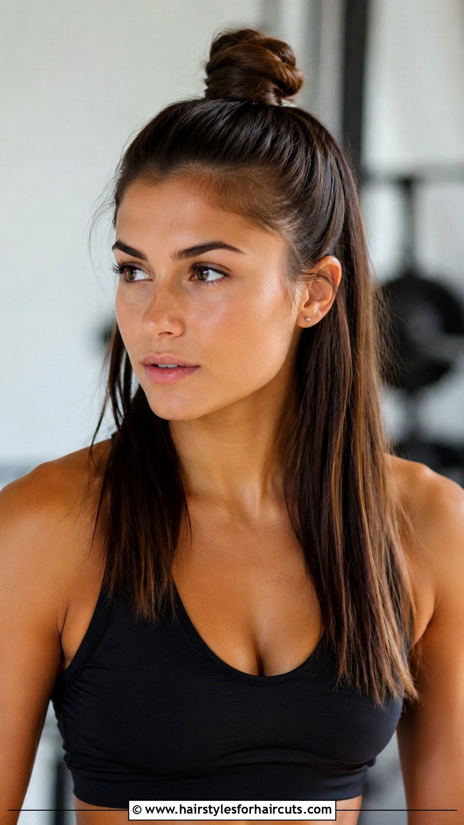 Half Up Top Knot Straight Hair - 25 easy half up hairstyles straight hair - 25 easy half up hairstyles straight hair