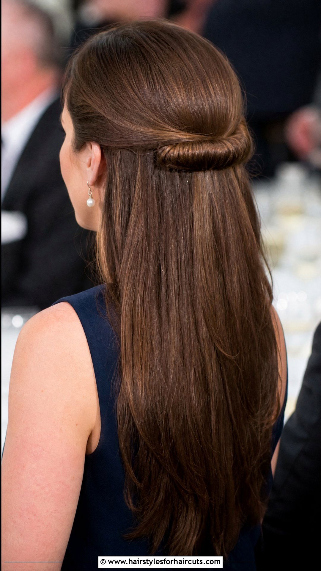 Half Up Tucked Roll Long Hair Formal - 25 formal hairstyles for long hair half up - 25 formal hairstyles for long hair half up