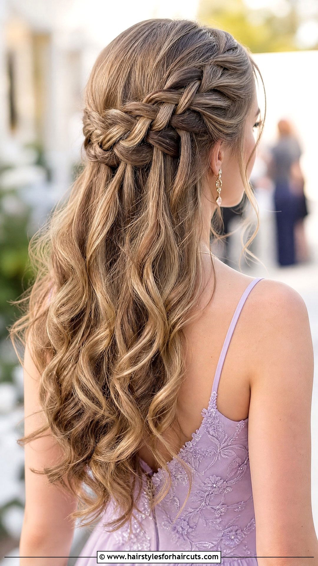 Half Up Waterfall Braid Long Hair - 25 formal hairstyles for long hair half up - 25 formal hairstyles for long hair half up