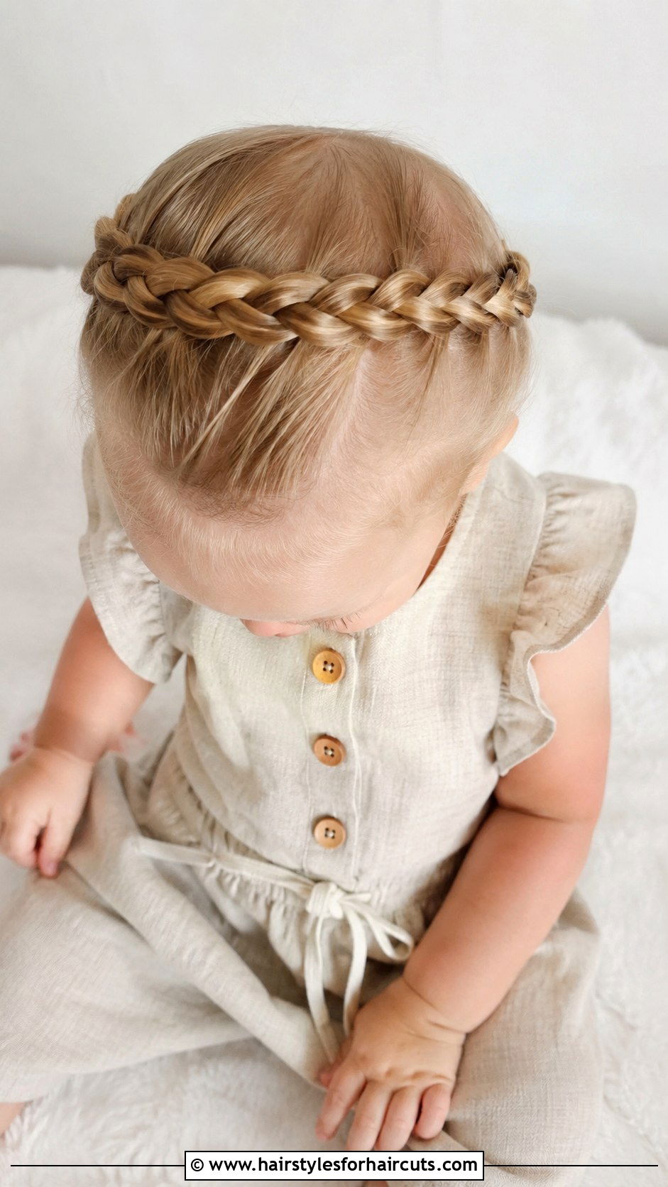 Halo Braid - 25 baby hairstyles girl - 25 baby hairstyles girl