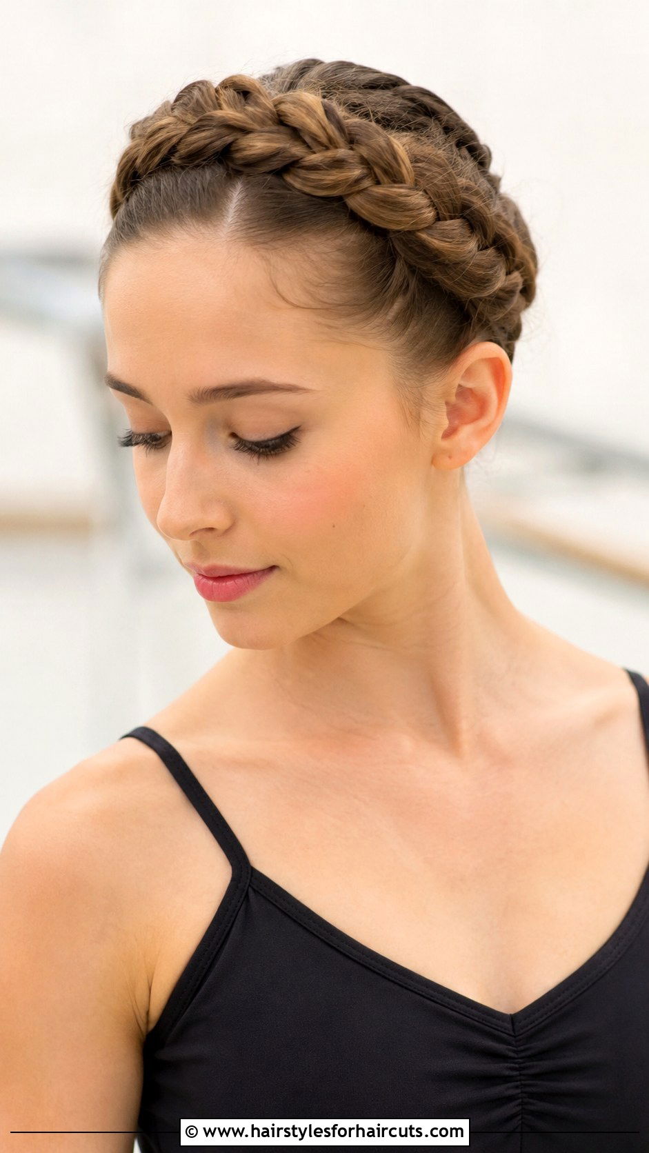 Halo Braid - 25 gym hairstyles - 25 gym hairstyles