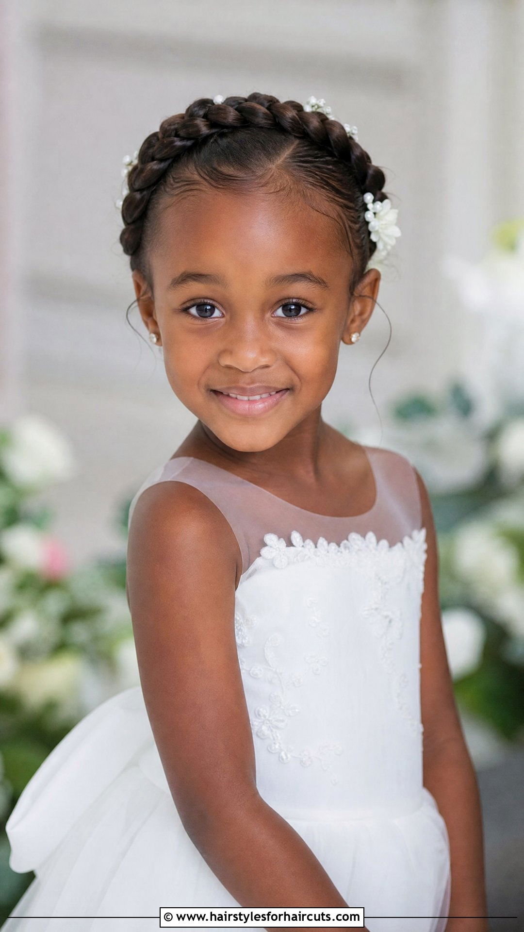 Halo Braid - 25 natural hair little black girl hairstyles - 25 natural hair little black girl hairstyles