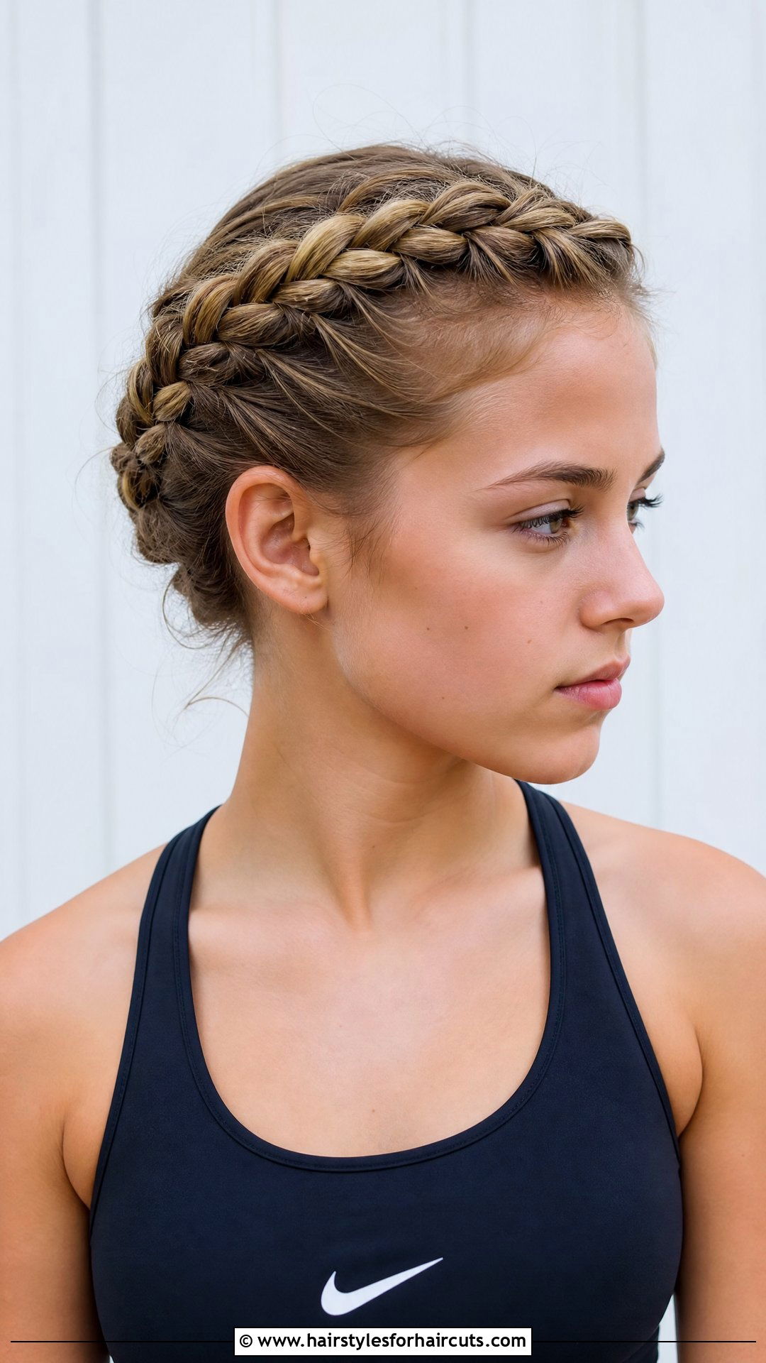 Halo Braid - 25 basketball hairstyles for girls - 25 basketball hairstyles for girls
