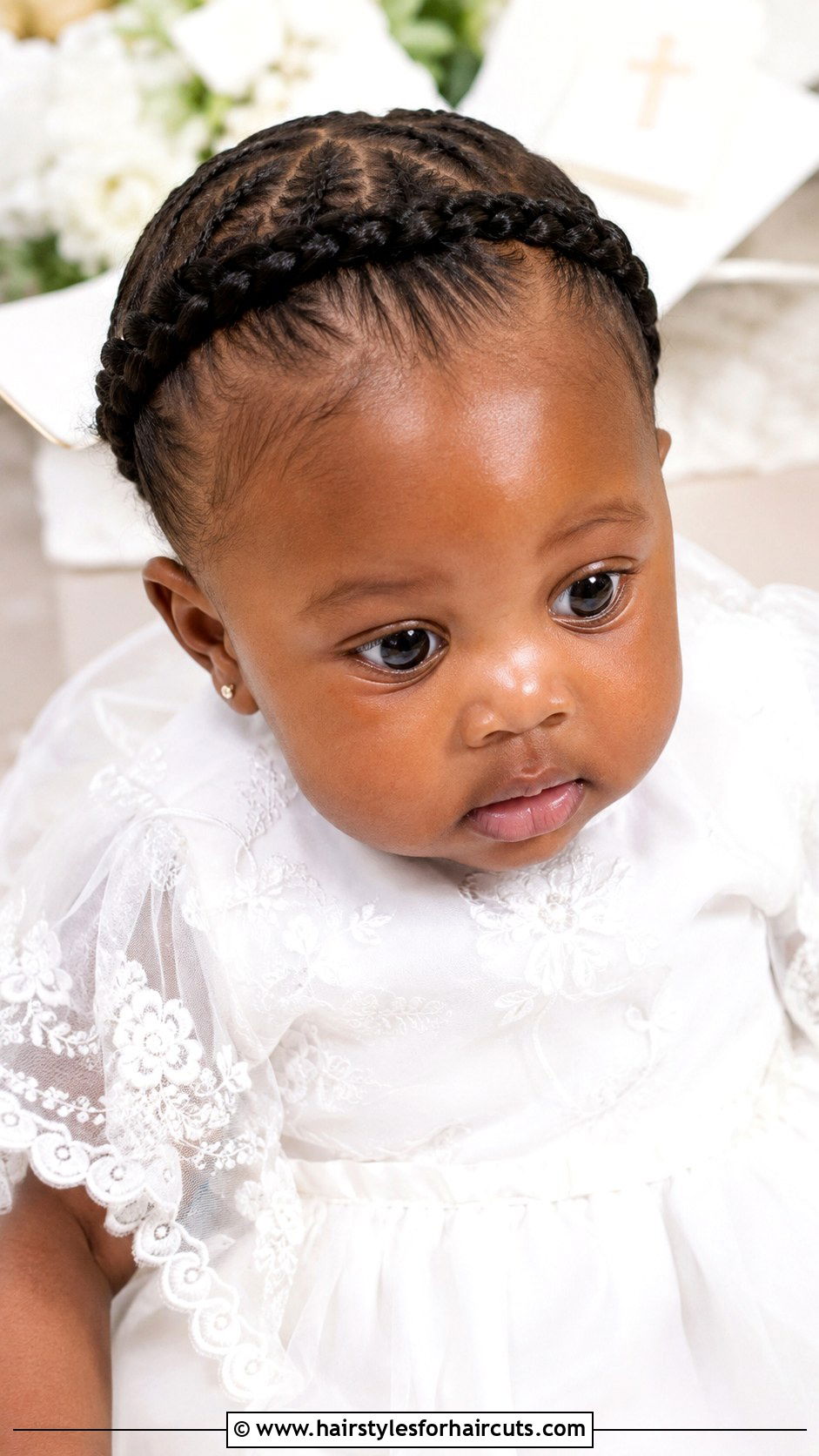 Halo Braid - 25 short hair infant black baby girl hairstyles - 25 short hair infant black baby girl hairstyles