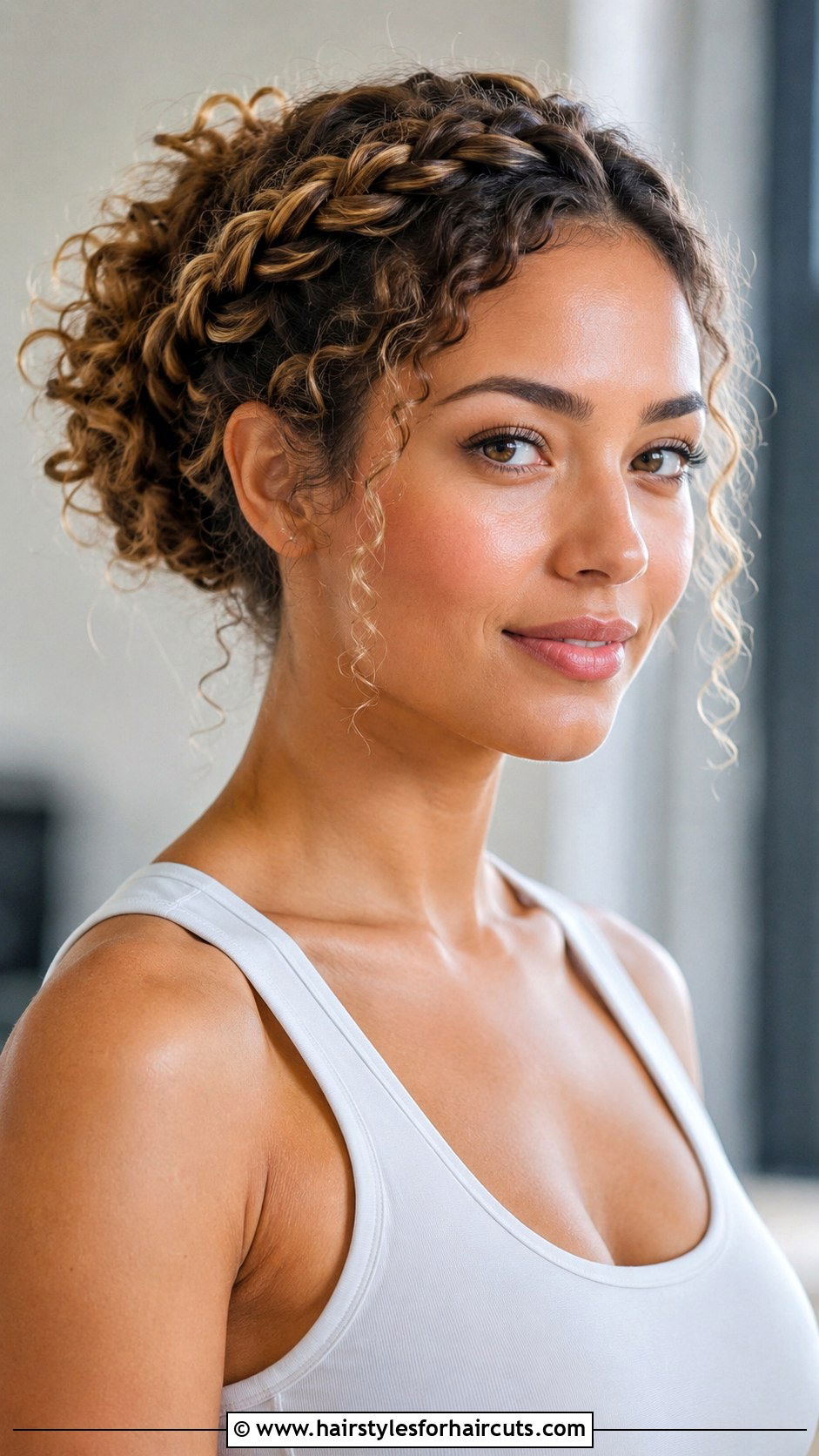 Halo Braid For Curly Hair - 25 sporty hairstyles for curly hair - 25 sporty hairstyles for curly hair