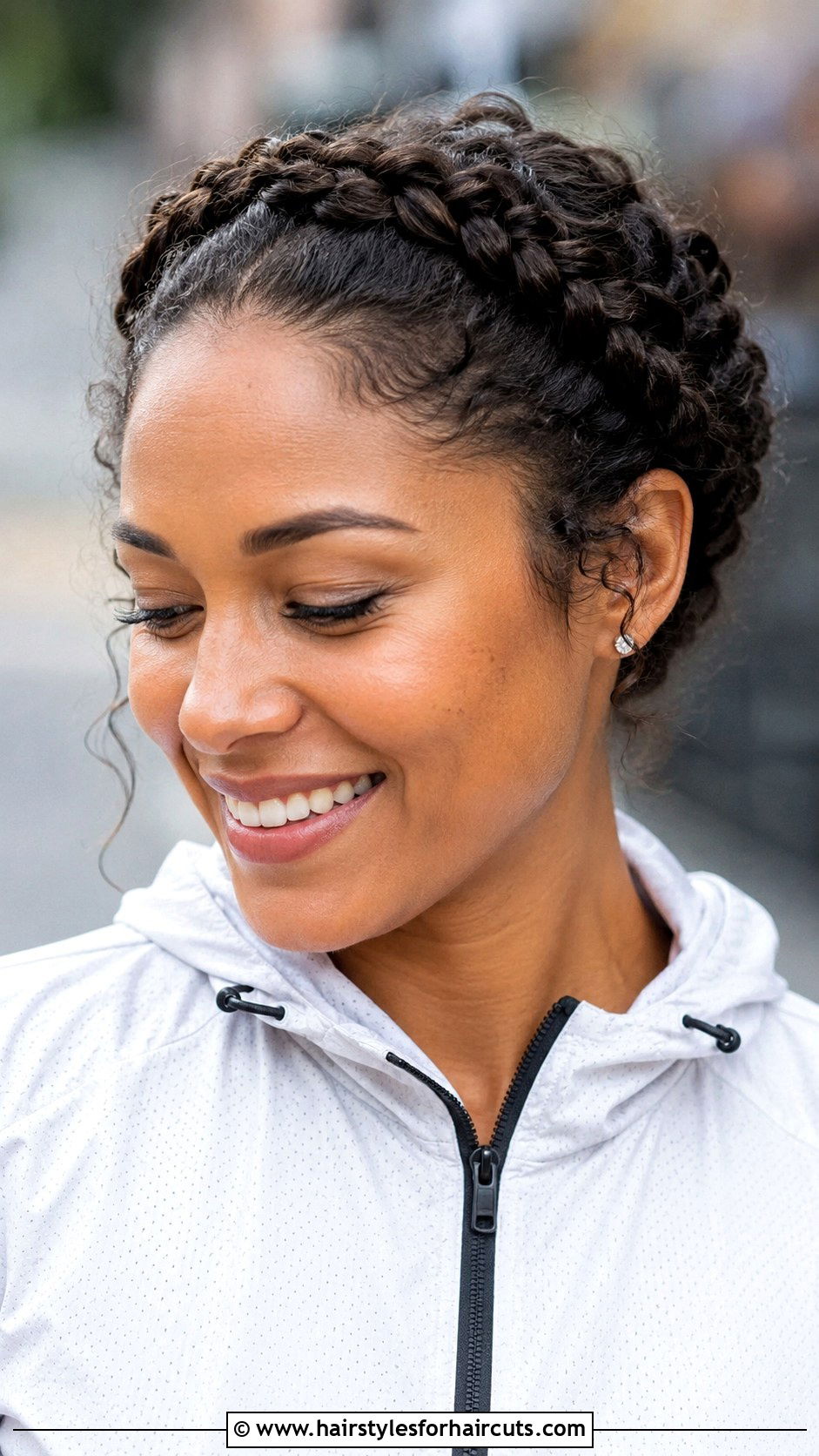 Halo Braid For Curly Hair - 25 gym hairstyles for curly hair - 25 gym hairstyles for curly hair