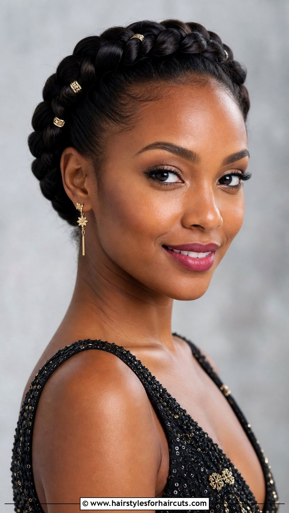 Halo Braid On Stretched Hair - 25 stretched natural hairstyles - 25 stretched natural hairstyles