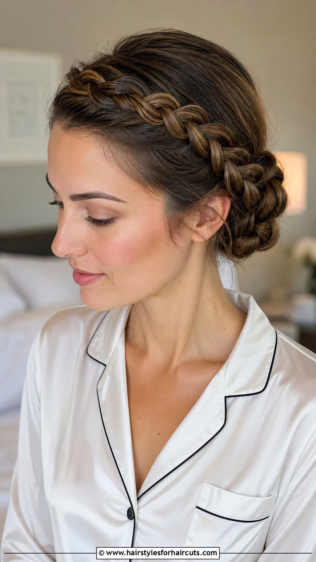 Halo Braid Overnight Hairstyle To Prevent Frizzy Hair - 25 overnight hairstyles to prevent frizzy hair - 25 overnight hairstyles to prevent frizzy hair