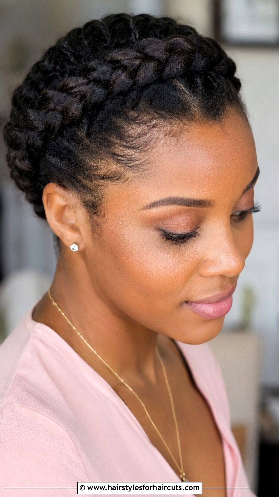 Halo Braid Short Hair - 25 short hairstyles for black women natural - 25 short hairstyles for black women natural