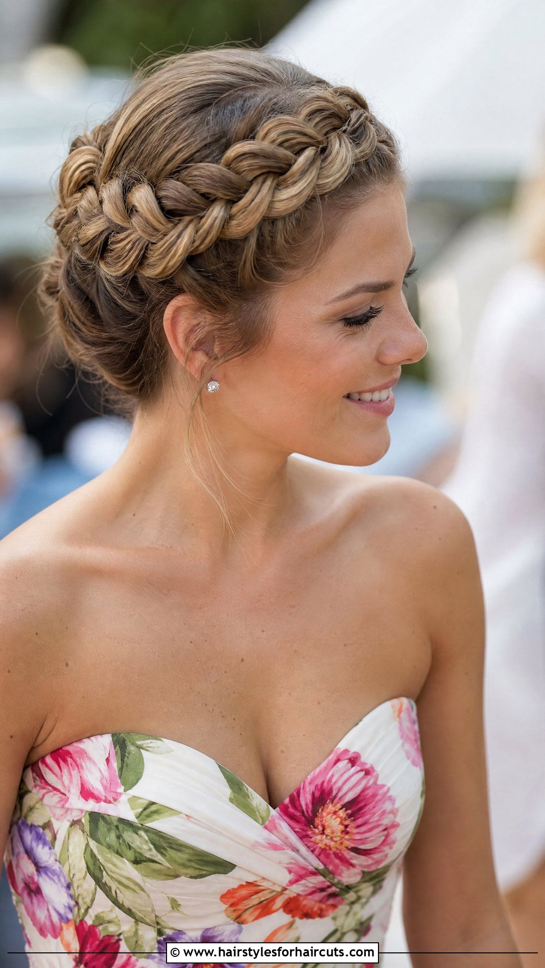 Halo Braid Updo - 25 tress hairstyles - 25 tress hairstyles