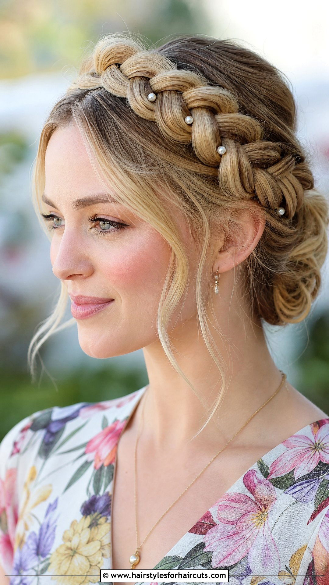 Halo Braid Updo - 25 wedding updo hairstyles for black hair - 25 wedding updo hairstyles for black hair