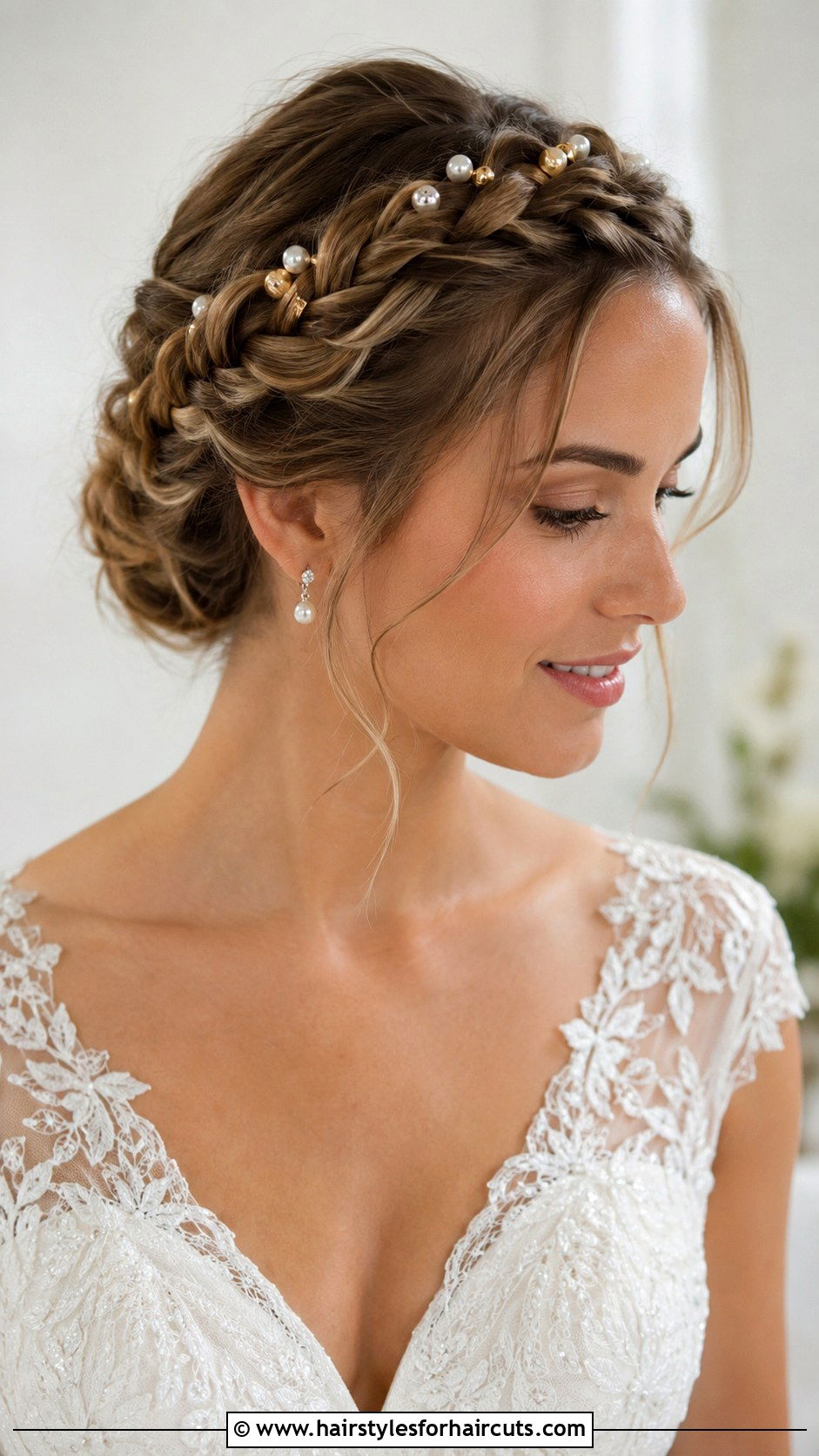 Halo Braid With Accessories - 25 halo hairstyles - 25 halo hairstyles