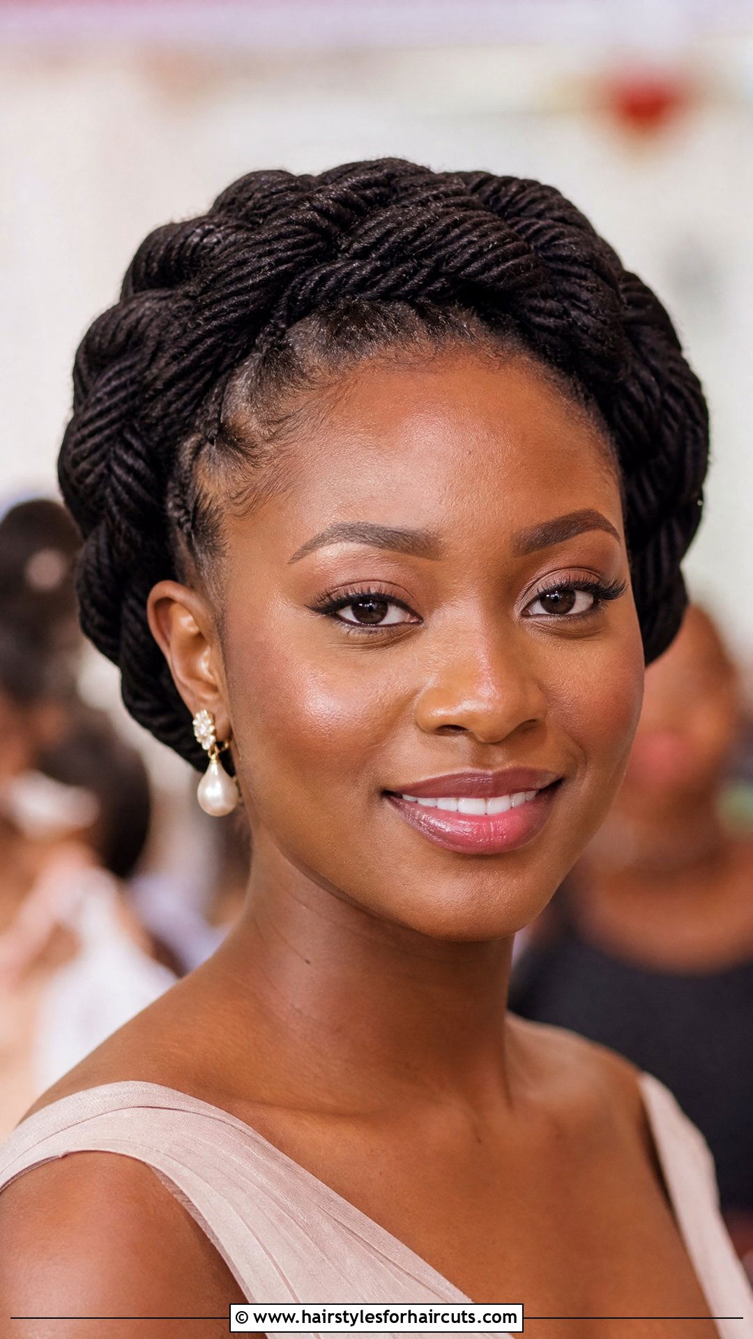 Halo Twist Crown - 25 protective twist hairstyles for natural hair - 25 protective twist hairstyles for natural hair