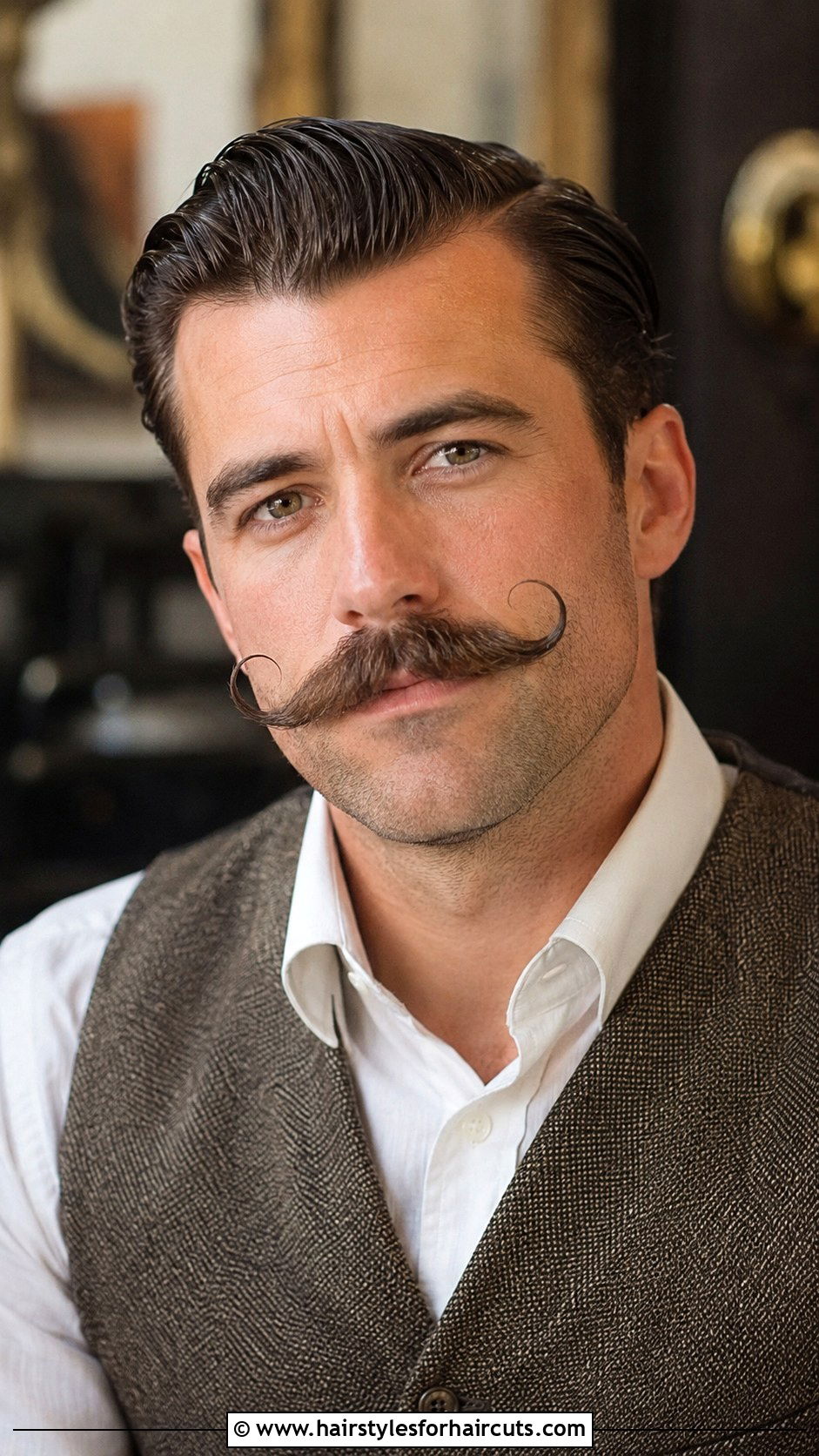 Handlebar Mustache - 25 facial hairstyles - 25 facial hairstyles