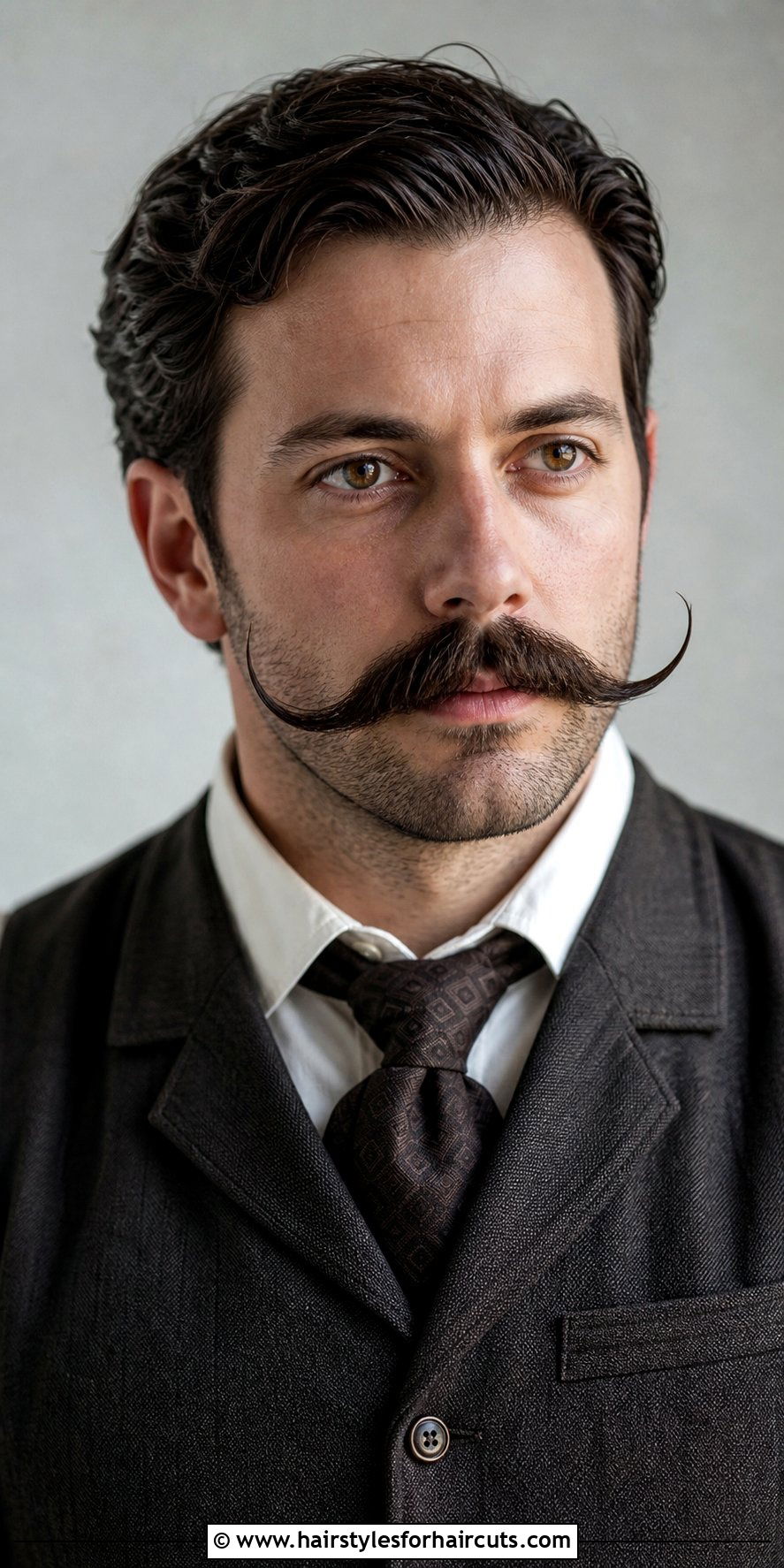 Handlebar Mustache - 25 most attractive facial hairstyles - 25 most attractive facial hairstyles