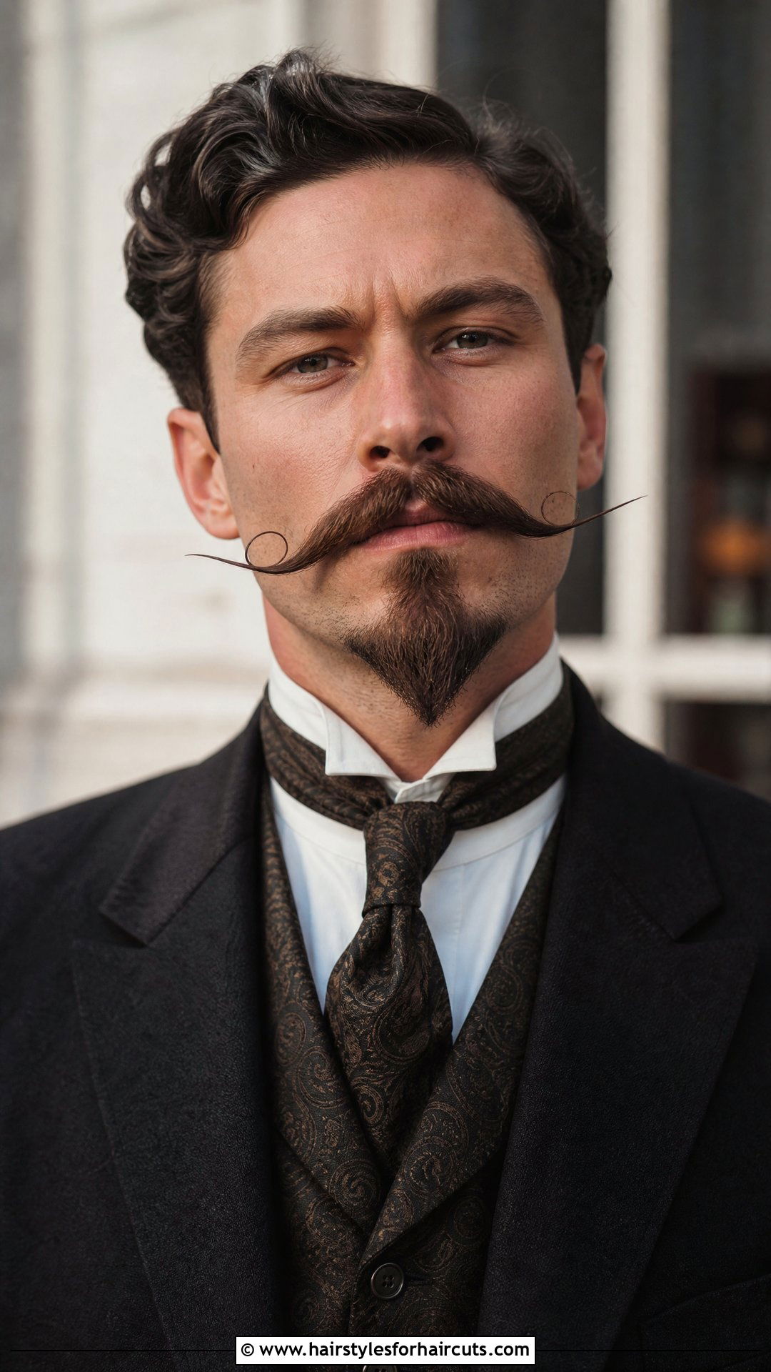 Handlebar Mustache And Goatee - 25 funny facial hairstyles - 25 funny facial hairstyles