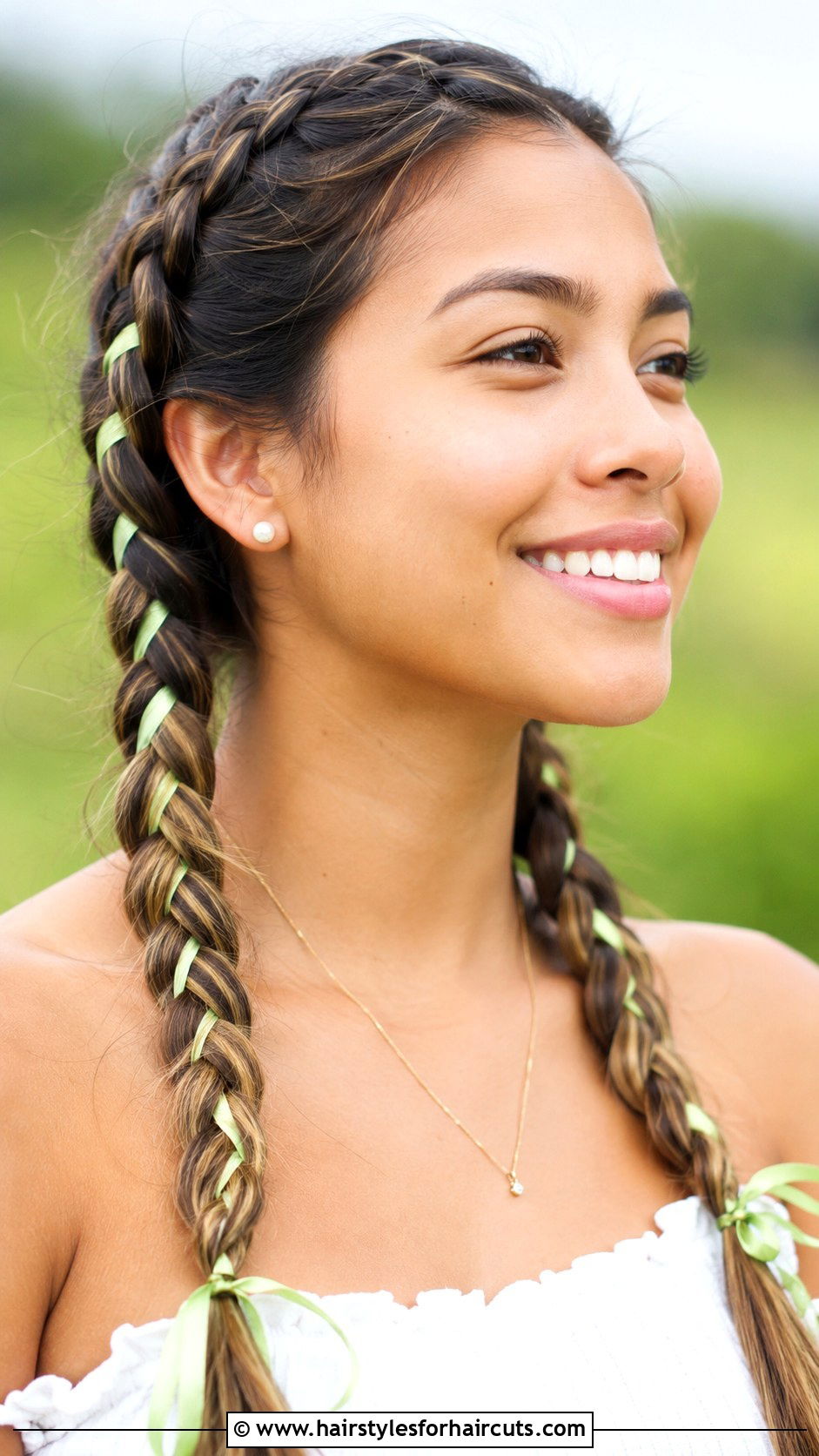 Hawaiian Style Double Braids - 25 easy hawaiian hairstyles for long hair - 25 easy hawaiian hairstyles for long hair